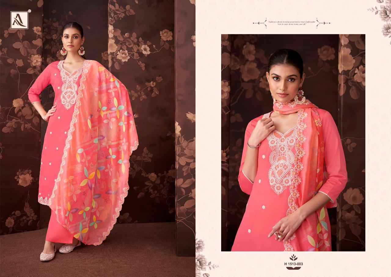 Alvina By Alok Suit 1513-001 To 1513-006 Series Beautiful Festive Suits Colorful Stylish Fancy Casual Wear & Ethnic Wear Pure Jam Cotton Dresses At Wholesale Price