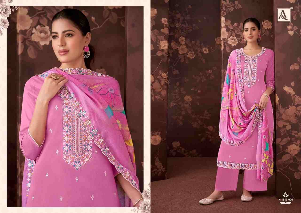 Alvina By Alok Suit 1513-001 To 1513-006 Series Beautiful Festive Suits Colorful Stylish Fancy Casual Wear & Ethnic Wear Pure Jam Cotton Dresses At Wholesale Price