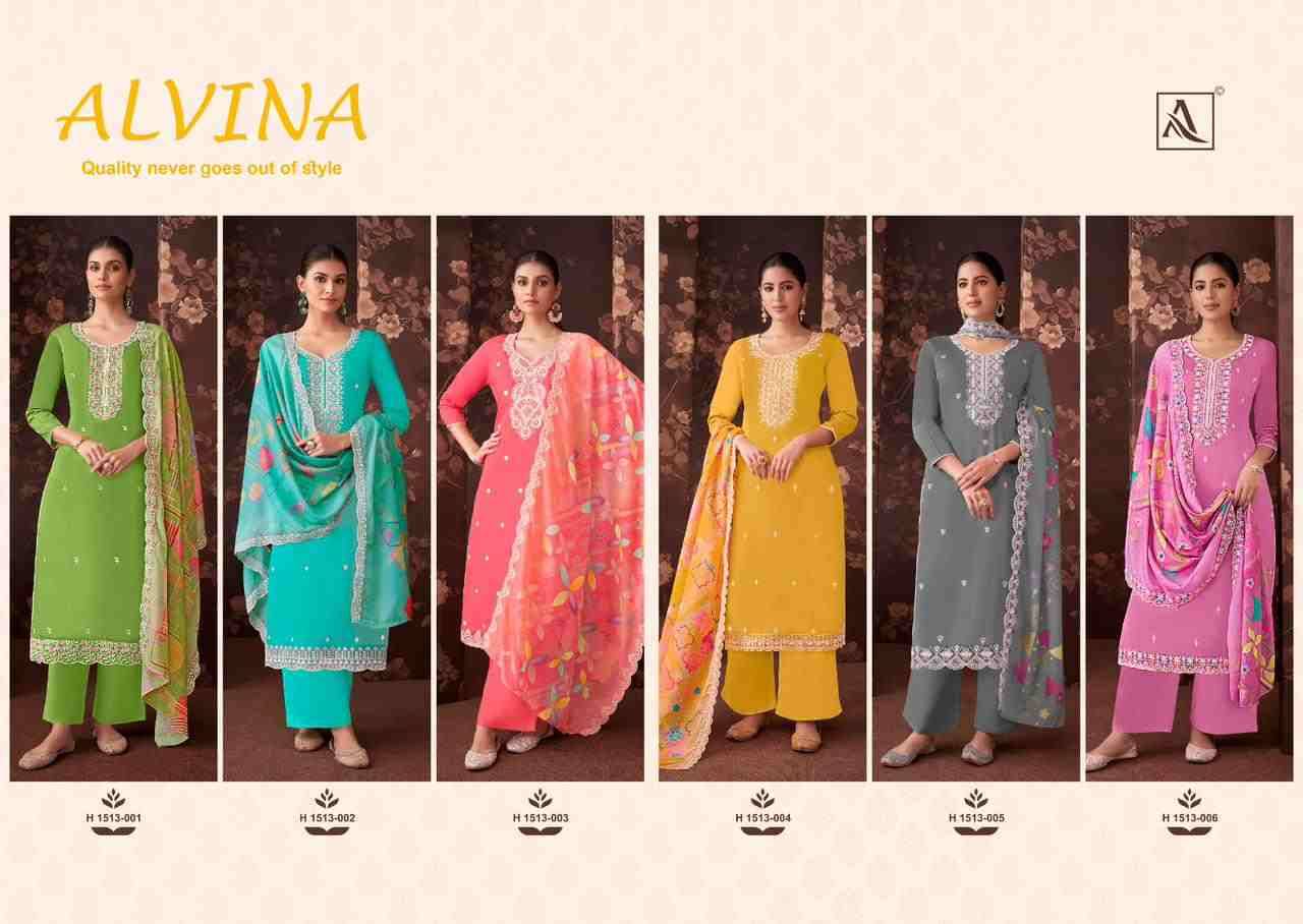 Alvina By Alok Suit 1513-001 To 1513-006 Series Beautiful Festive Suits Colorful Stylish Fancy Casual Wear & Ethnic Wear Pure Jam Cotton Dresses At Wholesale Price