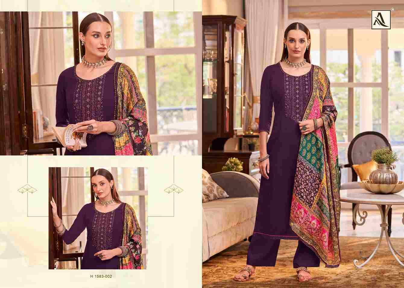 Saundarya Vol-2 By Alok Suit 1583-001 To 1583-008 Series Beautiful Stylish Festive Suits Fancy Colorful Casual Wear & Ethnic Wear & Ready To Wear Pure Viscose Rayon Dresses At Wholesale Price
