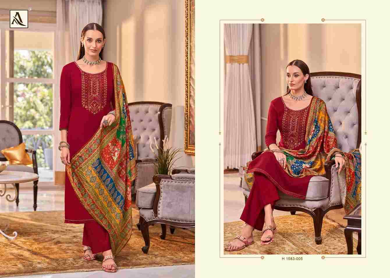 Saundarya Vol-2 By Alok Suit 1583-001 To 1583-008 Series Beautiful Stylish Festive Suits Fancy Colorful Casual Wear & Ethnic Wear & Ready To Wear Pure Viscose Rayon Dresses At Wholesale Price