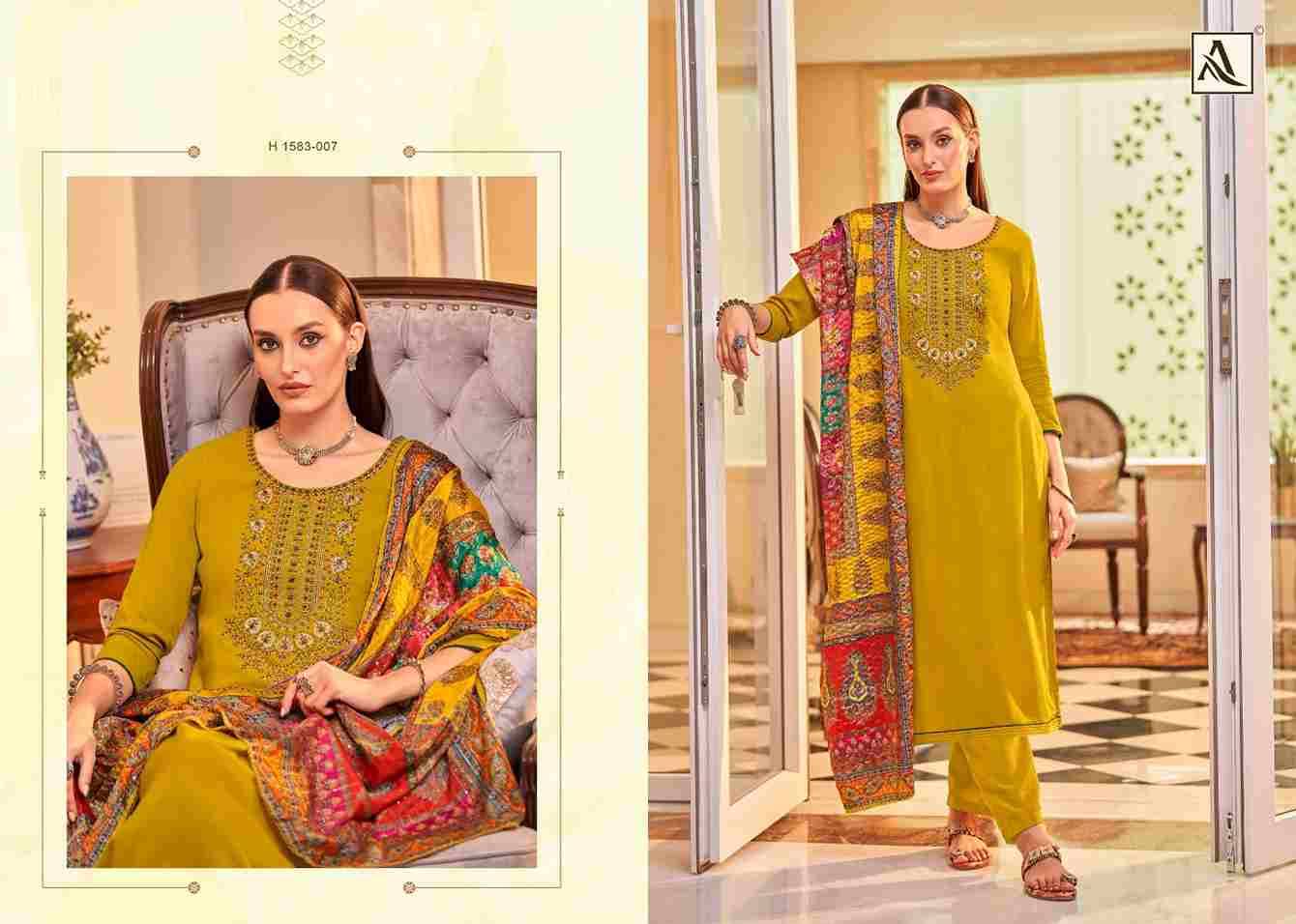 Saundarya Vol-2 By Alok Suit 1583-001 To 1583-008 Series Beautiful Stylish Festive Suits Fancy Colorful Casual Wear & Ethnic Wear & Ready To Wear Pure Viscose Rayon Dresses At Wholesale Price