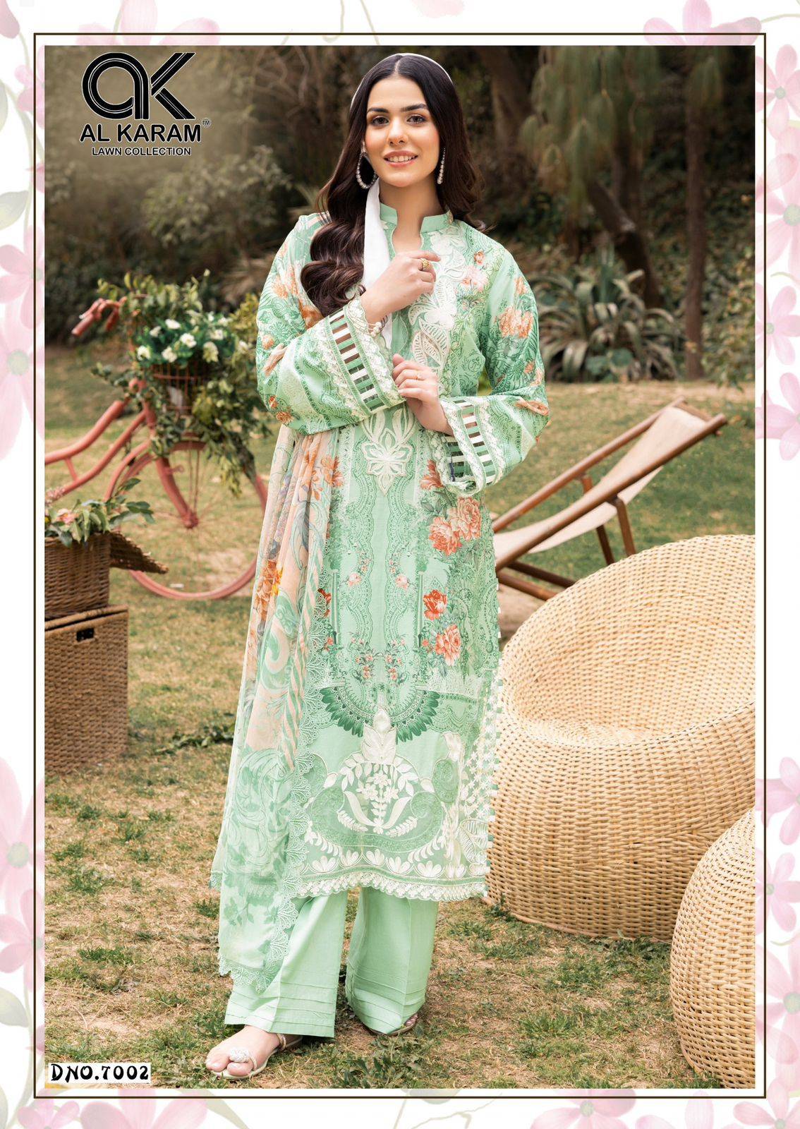 Queens Court Vol-7 By Al Karam Lawn Collection 7001 To 7006 Series Beautiful Suits Colorful Stylish Fancy Casual Wear & Ethnic Wear Pure Cambric Dresses At Wholesale Price