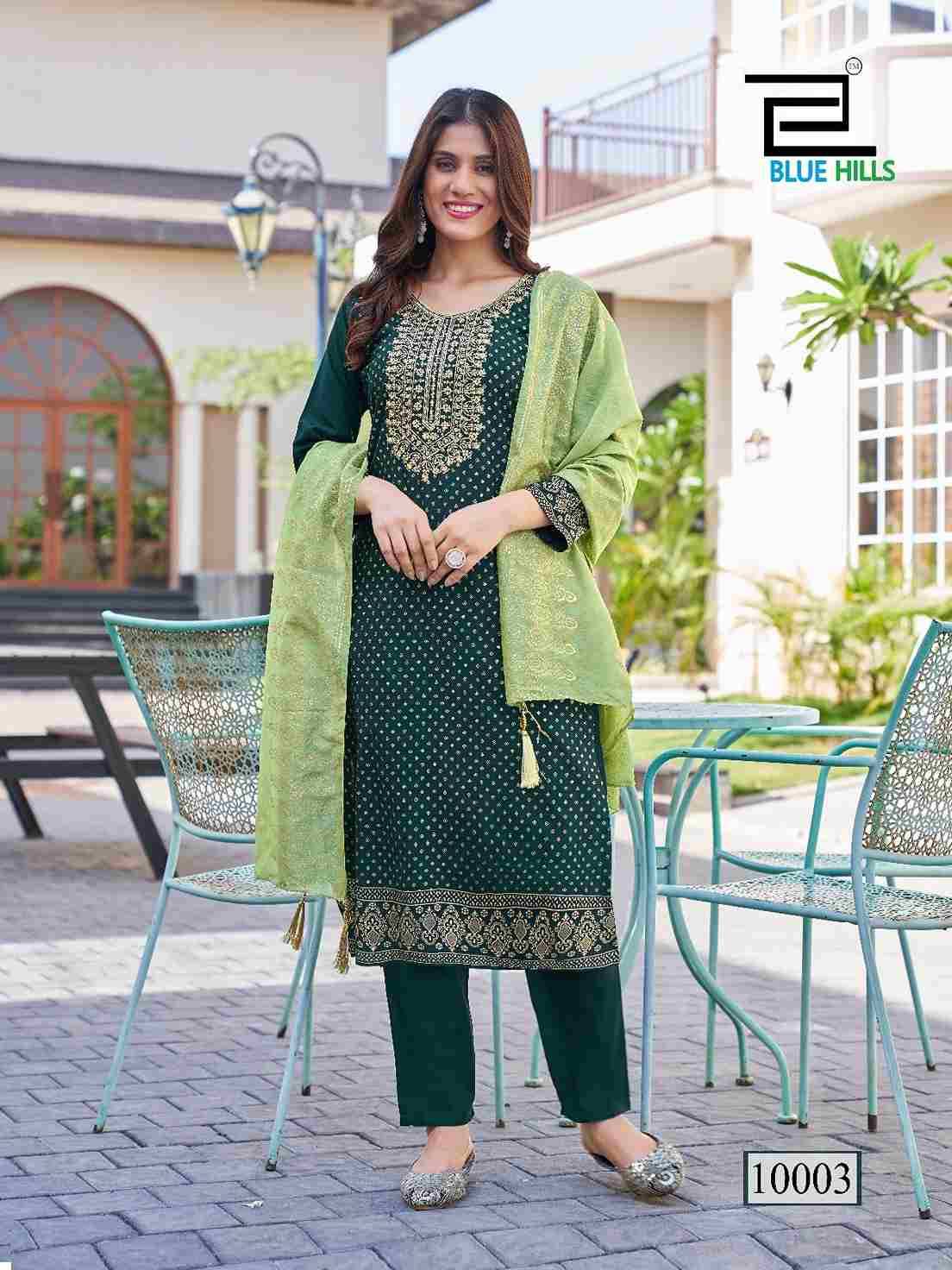 Libaas Vol-2 By Blue Hills 01 To 08 Series Beautiful Suits Colorful Stylish Fancy Casual Wear & Ethnic Wear Rayon print Dresses At Wholesale Price