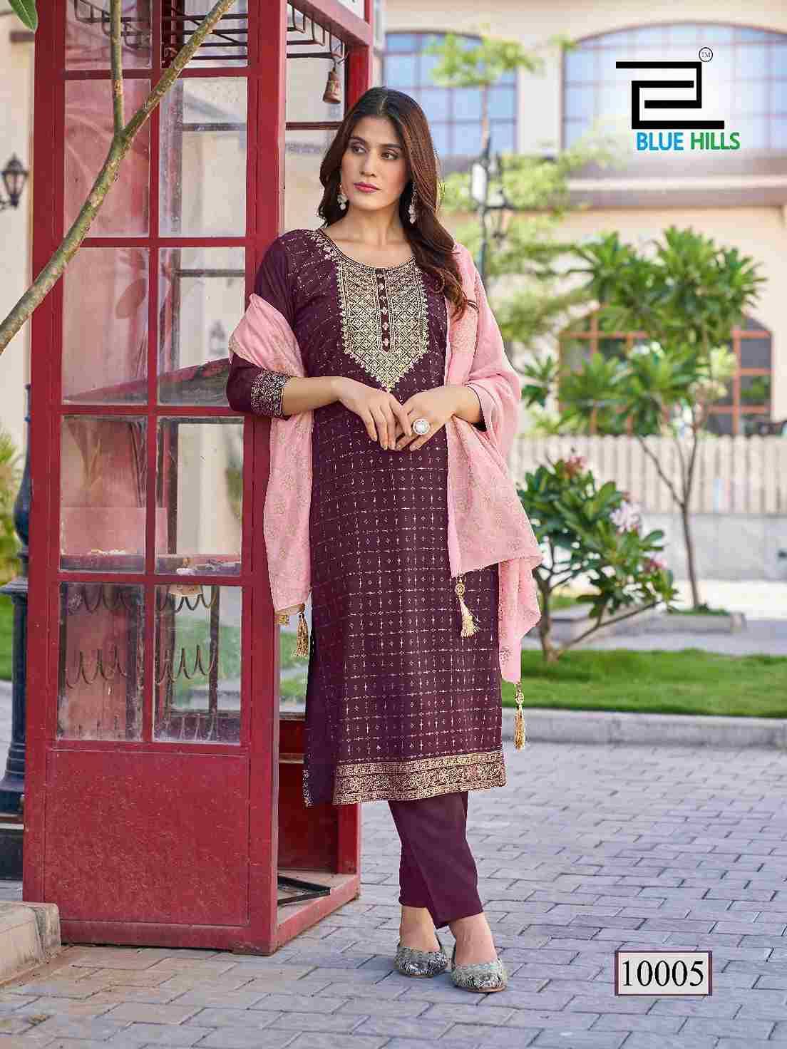 Libaas Vol-2 By Blue Hills 01 To 08 Series Beautiful Suits Colorful Stylish Fancy Casual Wear & Ethnic Wear Rayon print Dresses At Wholesale Price