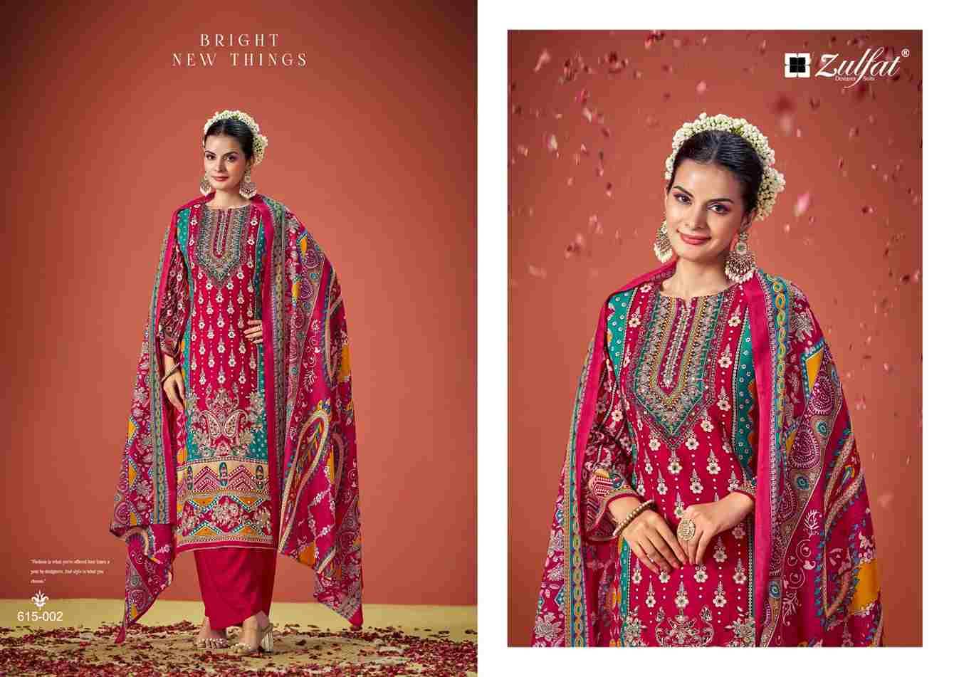 Aayat Vol-11 By Zulfat 615-001 To 615-006 Series Beautiful Festive Suits Stylish Fancy Colorful Casual Wear & Ethnic Wear Pure Viscose Rayon Print Dresses At Wholesale Price