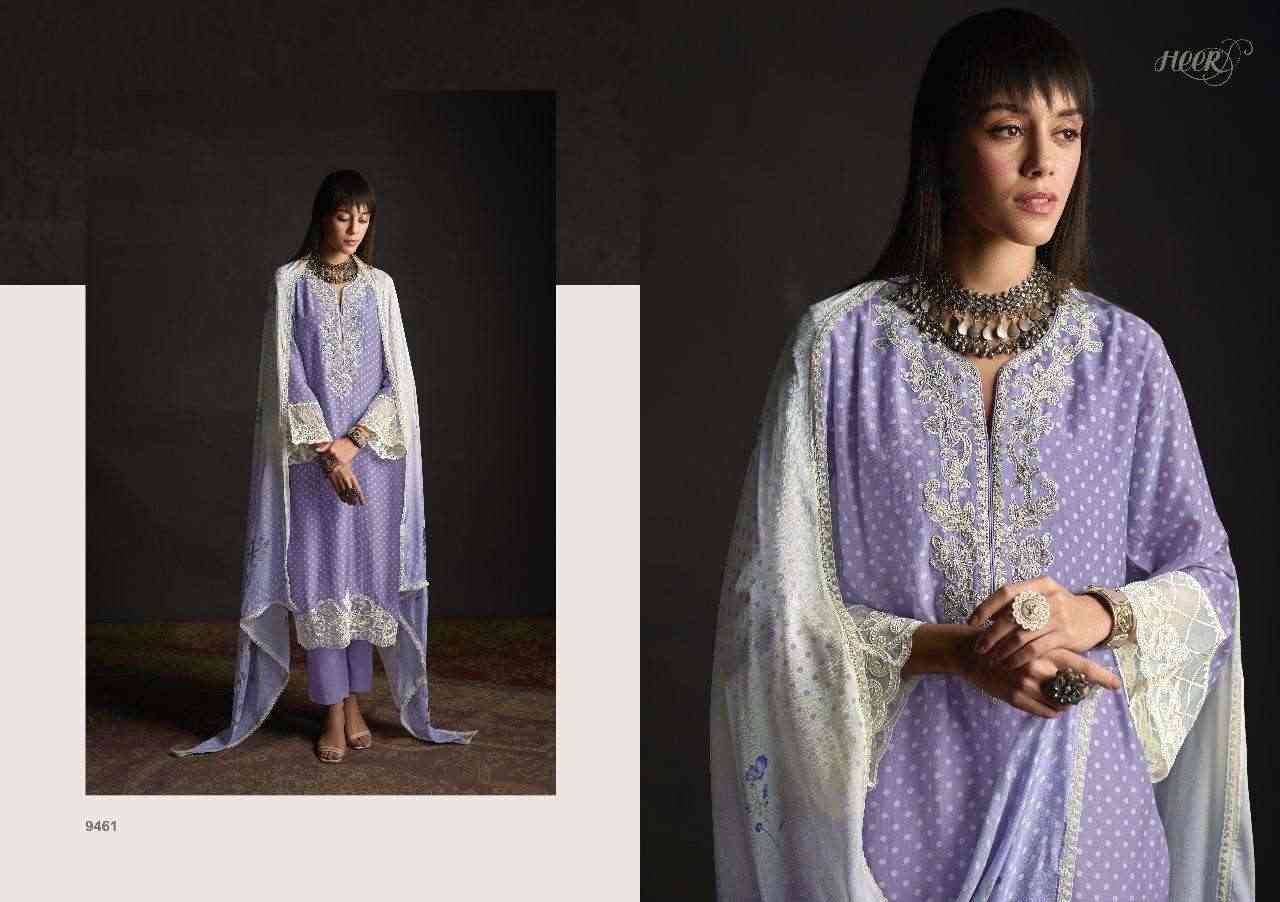 Love By Kimora Fashion 9461 To 9466 Series Beautiful Suits Colorful Stylish Fancy Casual Wear & Ethnic Wear Pure Muslin Print Dresses At Wholesale Price