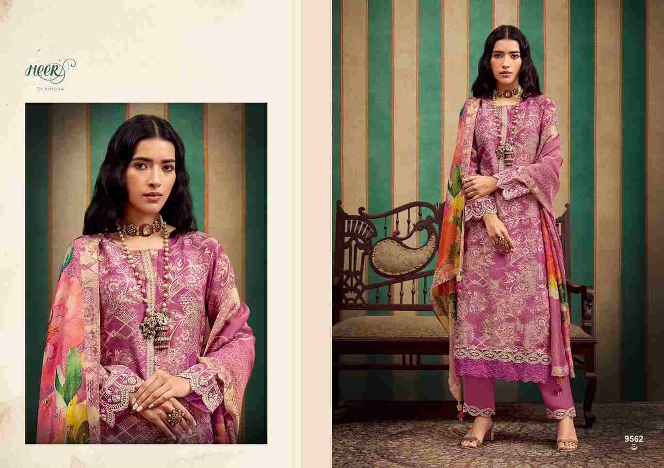 Norah By Kimora Fashion 9561 To 9566 Series Designer Festive Suits Collection Beautiful Stylish Fancy Colorful Party Wear & Occasional Wear Pure Muslin Dresses At Wholesale Price