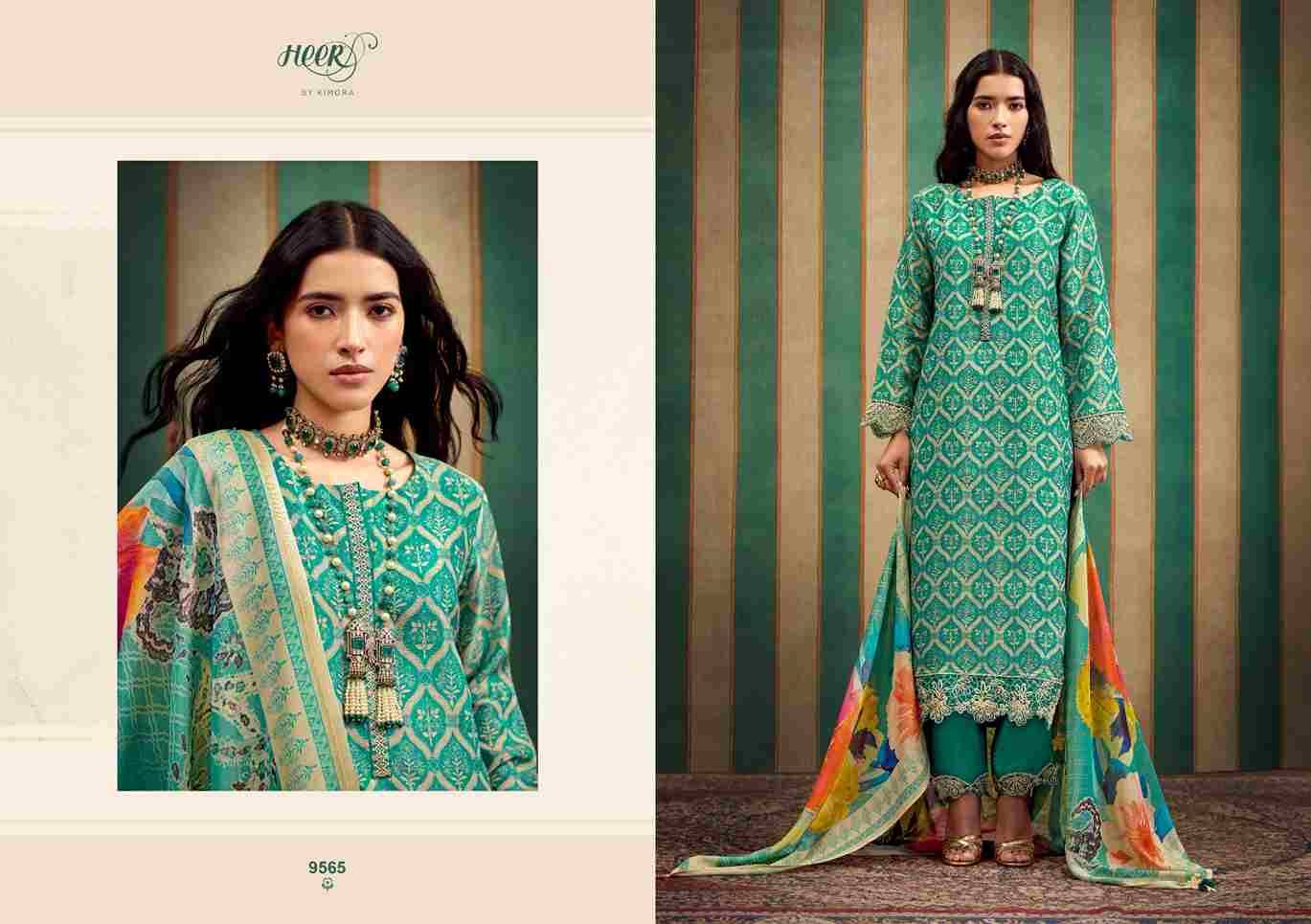 Norah By Kimora Fashion 9561 To 9566 Series Designer Festive Suits Collection Beautiful Stylish Fancy Colorful Party Wear & Occasional Wear Pure Muslin Dresses At Wholesale Price