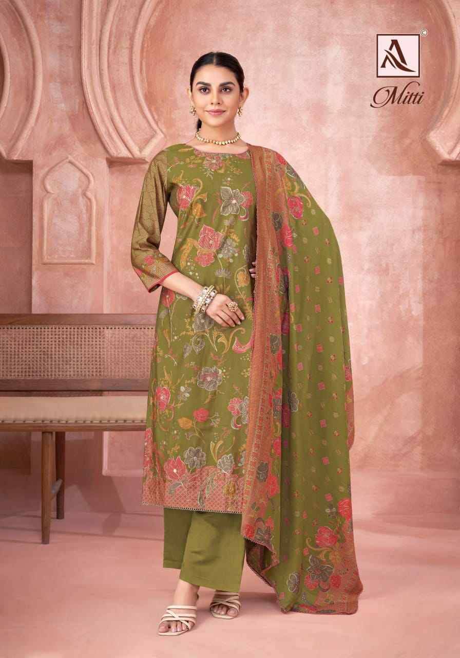 Mitti By Alok Suit 1856-001 To 1856-006 Series Beautiful Festive Suits Colorful Stylish Fancy Casual Wear & Ethnic Wear Pure Modal Dresses At Wholesale Price