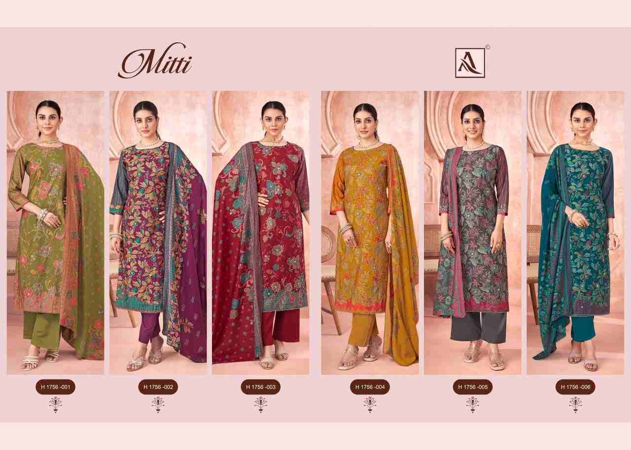 Mitti By Alok Suit 1856-001 To 1856-006 Series Beautiful Festive Suits Colorful Stylish Fancy Casual Wear & Ethnic Wear Pure Modal Dresses At Wholesale Price