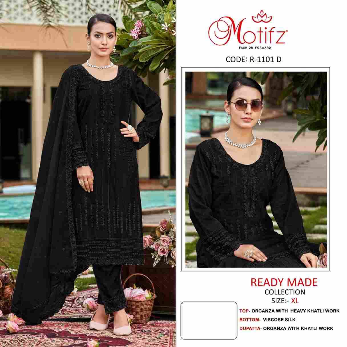 Motifz Hit Design 1101 Colours By Motifz 1101-A To 1101-D Series Beautiful Pakistani Suits Colorful Stylish Fancy Casual Wear & Ethnic Wear Organza Dresses At Wholesale Price