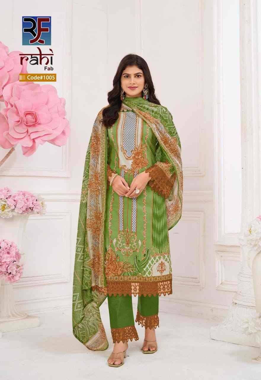 Rizwana By Rahi Fab 1001 To 1006 Series Beautiful Pakistani Suits Stylish Fancy Colorful Party Wear & Occasional Wear Pure Cotton Dresses At Wholesale Price