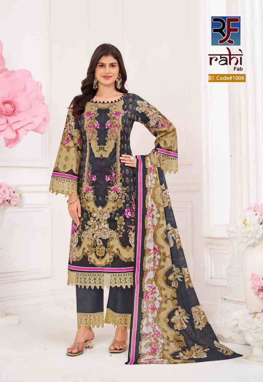 Rizwana By Rahi Fab 1001 To 1006 Series Beautiful Pakistani Suits Stylish Fancy Colorful Party Wear & Occasional Wear Pure Cotton Dresses At Wholesale Price