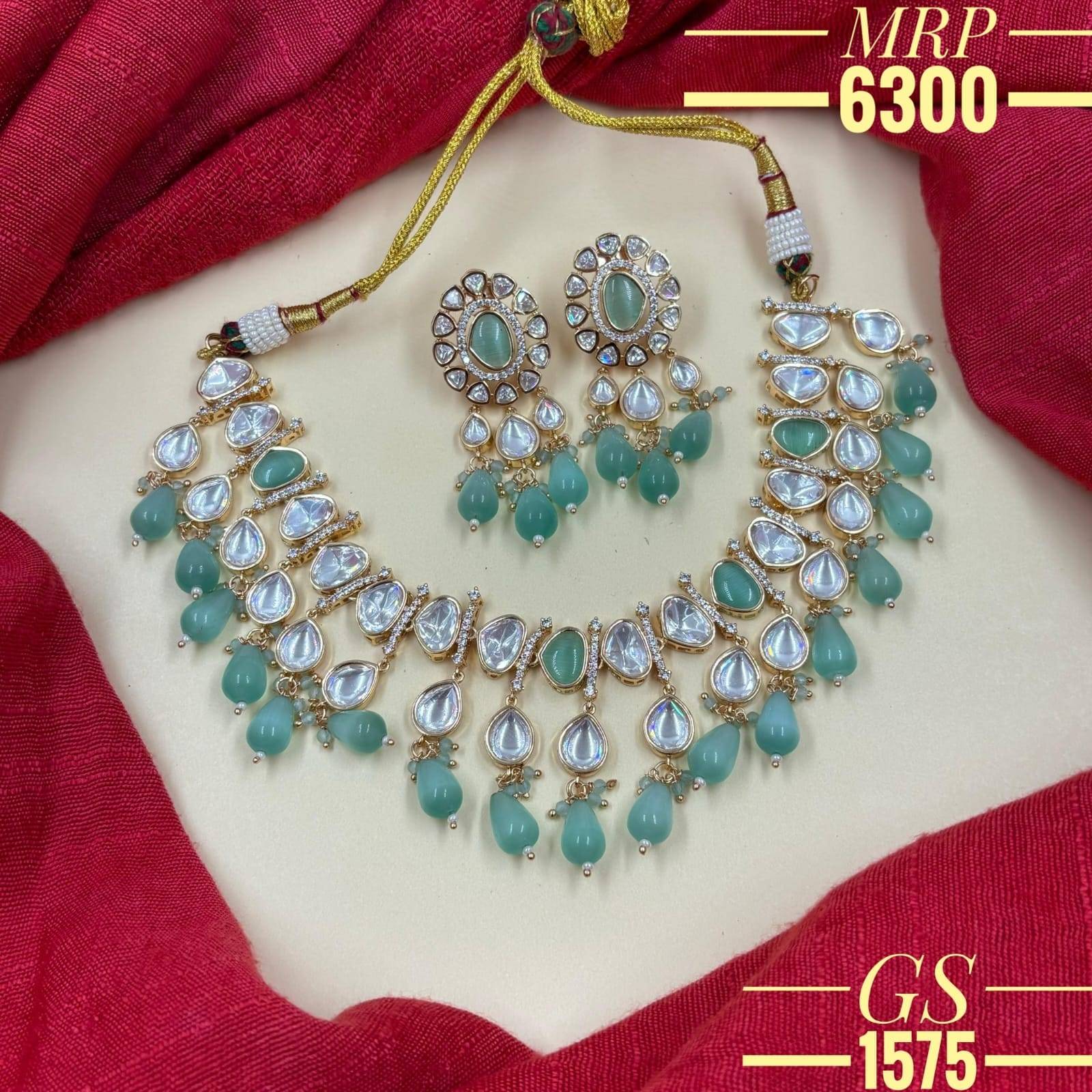 GS-1575 By Fashid Wholesale 01 To 04 Series Traditional Artificial Jewellery For Indian Attire At Exclusive Range.