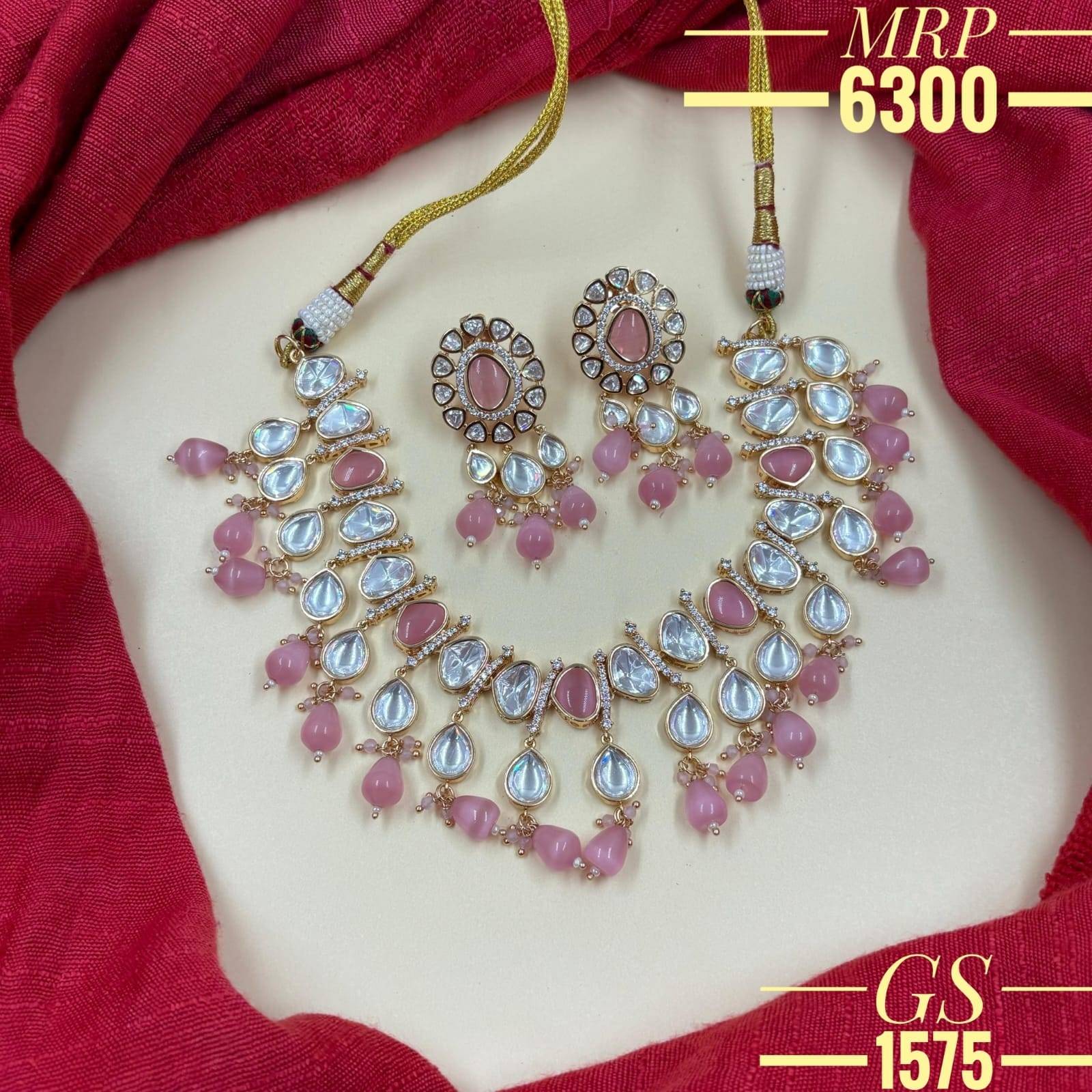 GS-1575 By Fashid Wholesale 01 To 04 Series Traditional Artificial Jewellery For Indian Attire At Exclusive Range.