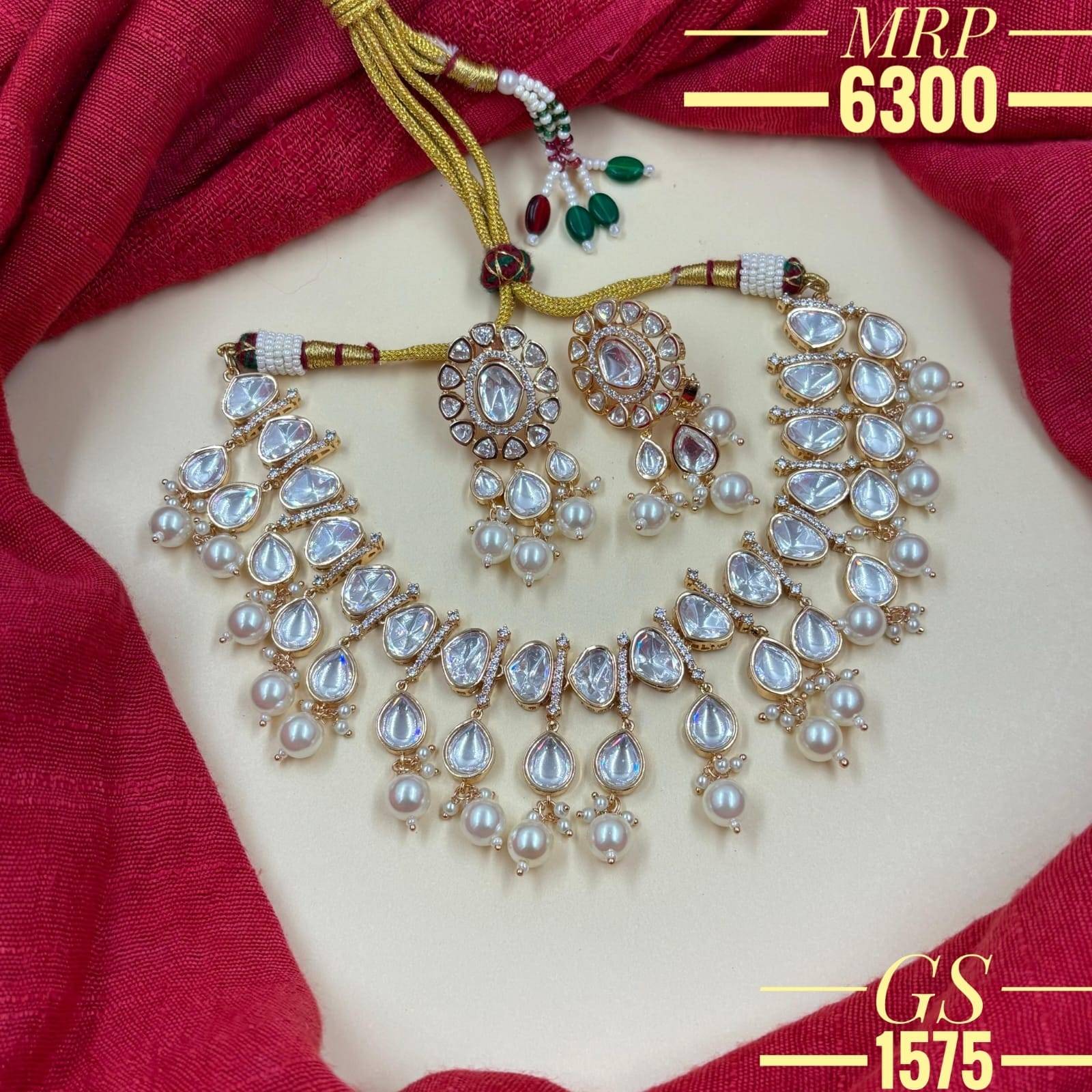 GS-1575 By Fashid Wholesale 01 To 04 Series Traditional Artificial Jewellery For Indian Attire At Exclusive Range.