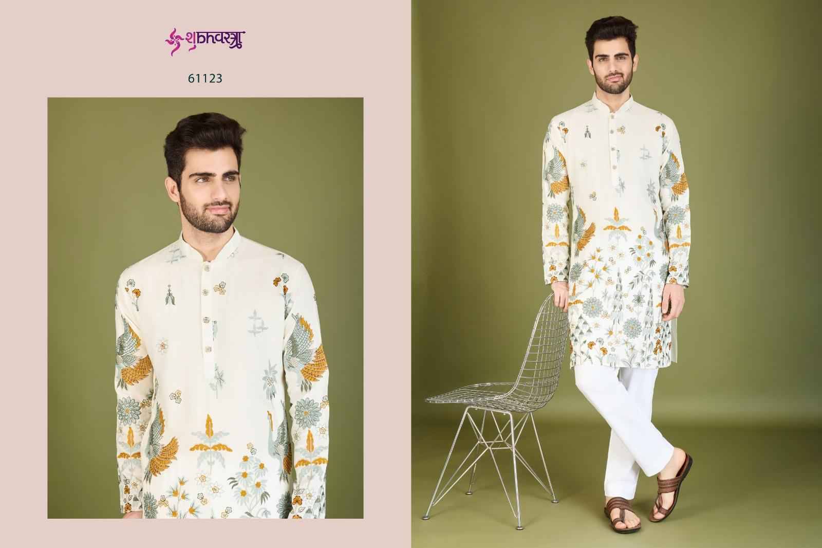 Heritage Style By Shubhvastra 61121 To 61126 Series Beautiful Colorful Stylish Fancy Casual Wear & Ethnic Wear & Ready To Wear Viscose Rayon Kurtas At Wholesale Price