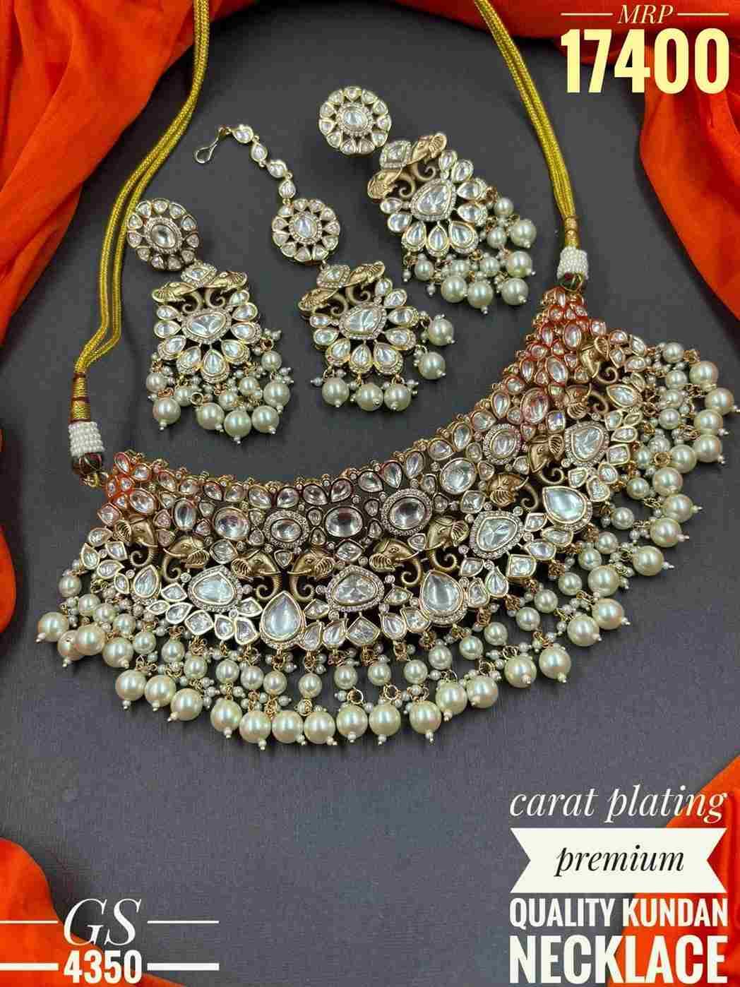 GS-4350 By Fashid Wholesale 01 To 02 Series Traditional Artificial Jewellery For Indian Attire At Exclusive Range.