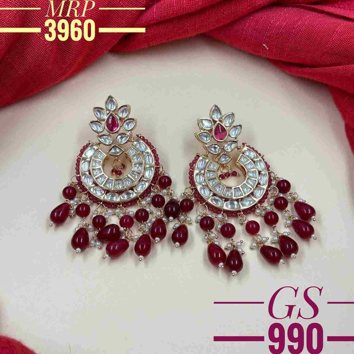 GS-990 By Fashid Wholesale 01 To 03 Series Traditional Artificial Jewellery For Indian Attire At Exclusive Range.