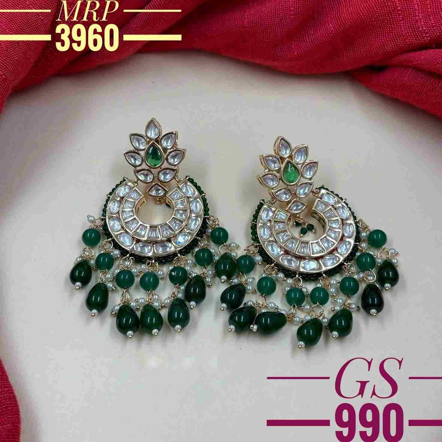 GS-990 By Fashid Wholesale 01 To 03 Series Traditional Artificial Jewellery For Indian Attire At Exclusive Range.