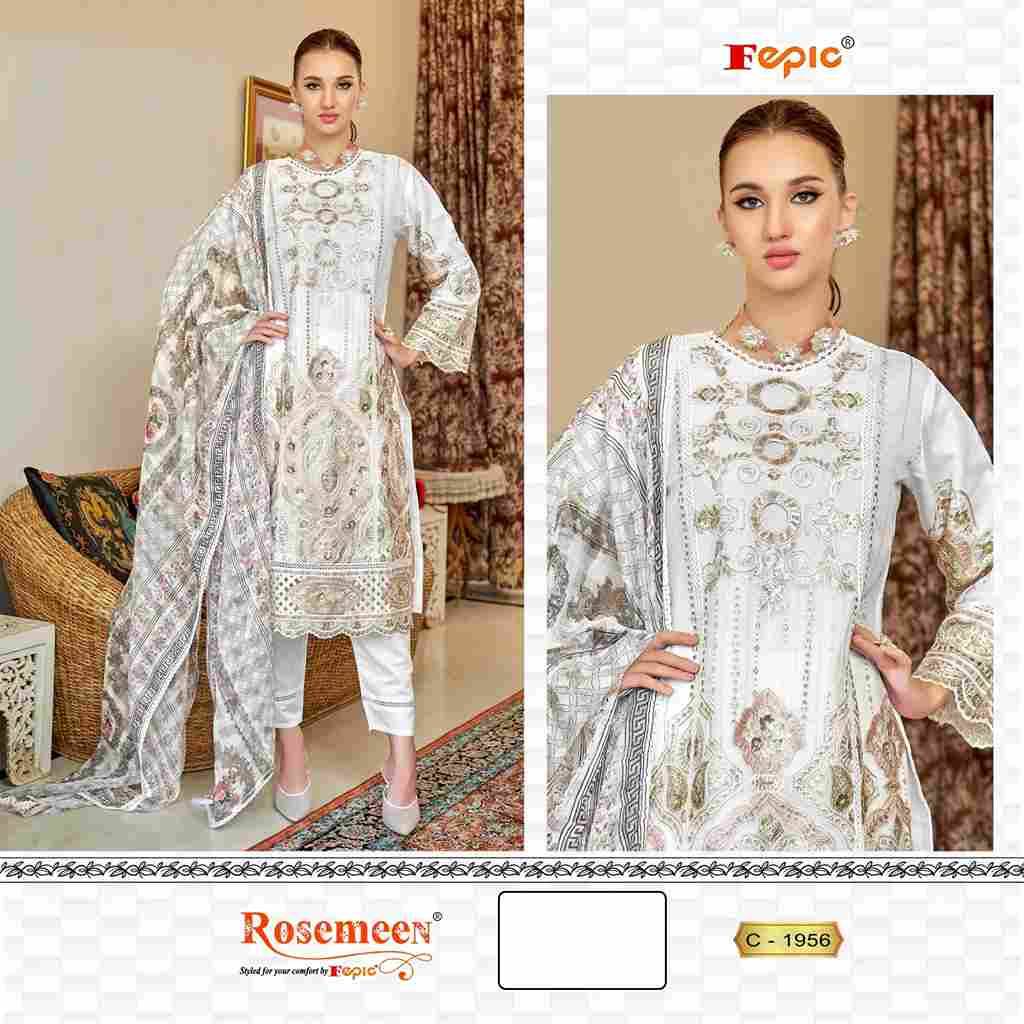 Fepic 1956 Colours By Fepic 1956-A To 1956-B Series Beautiful Pakistani Suits Colorful Stylish Fancy Casual Wear & Ethnic Wear Organza Embroidered Dresses At Wholesale Price