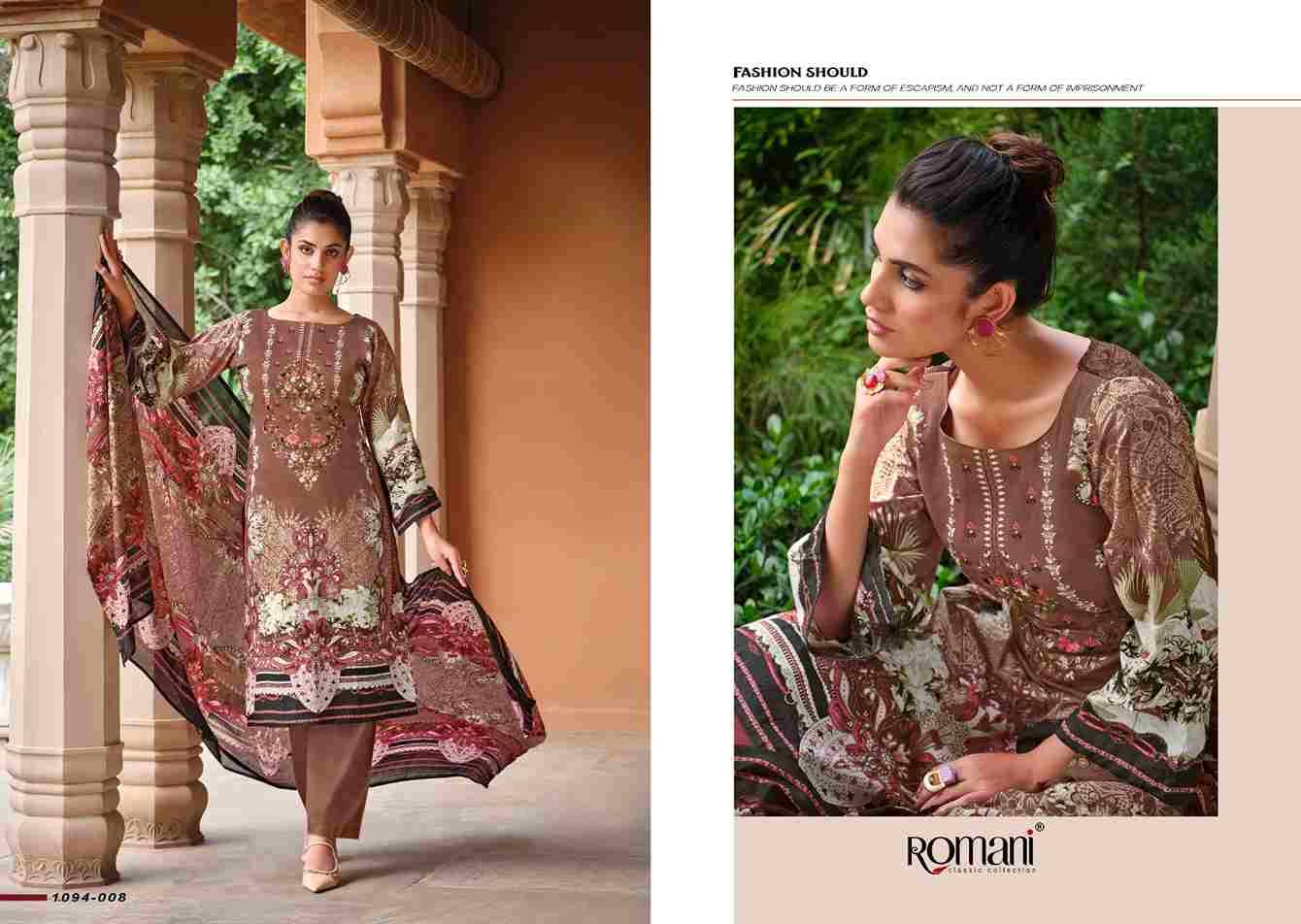 Aarzu Vol-11 By Romani 1094-001 To 1094-008 Series Beautiful Festive Suits Stylish Fancy Colorful Casual Wear & Ethnic Wear Soft Cotton Print Dresses At Wholesale Price