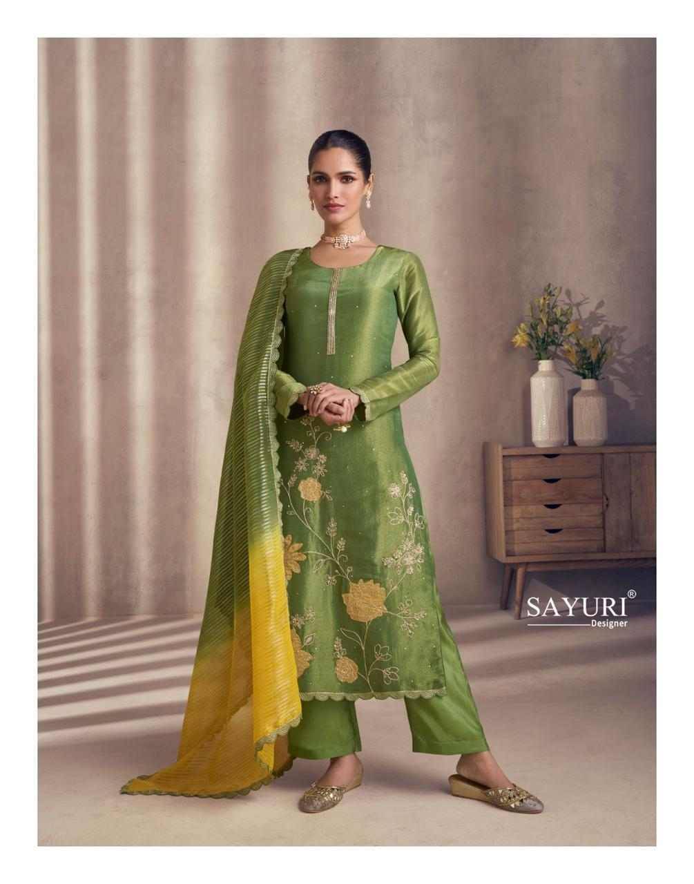 Naaz By Sayuri 5639 To 5642 Series Designer Festive Suits Beautiful Fancy Colorful Stylish Party Wear & Occasional Wear Simar Silk Dresses At Wholesale Price