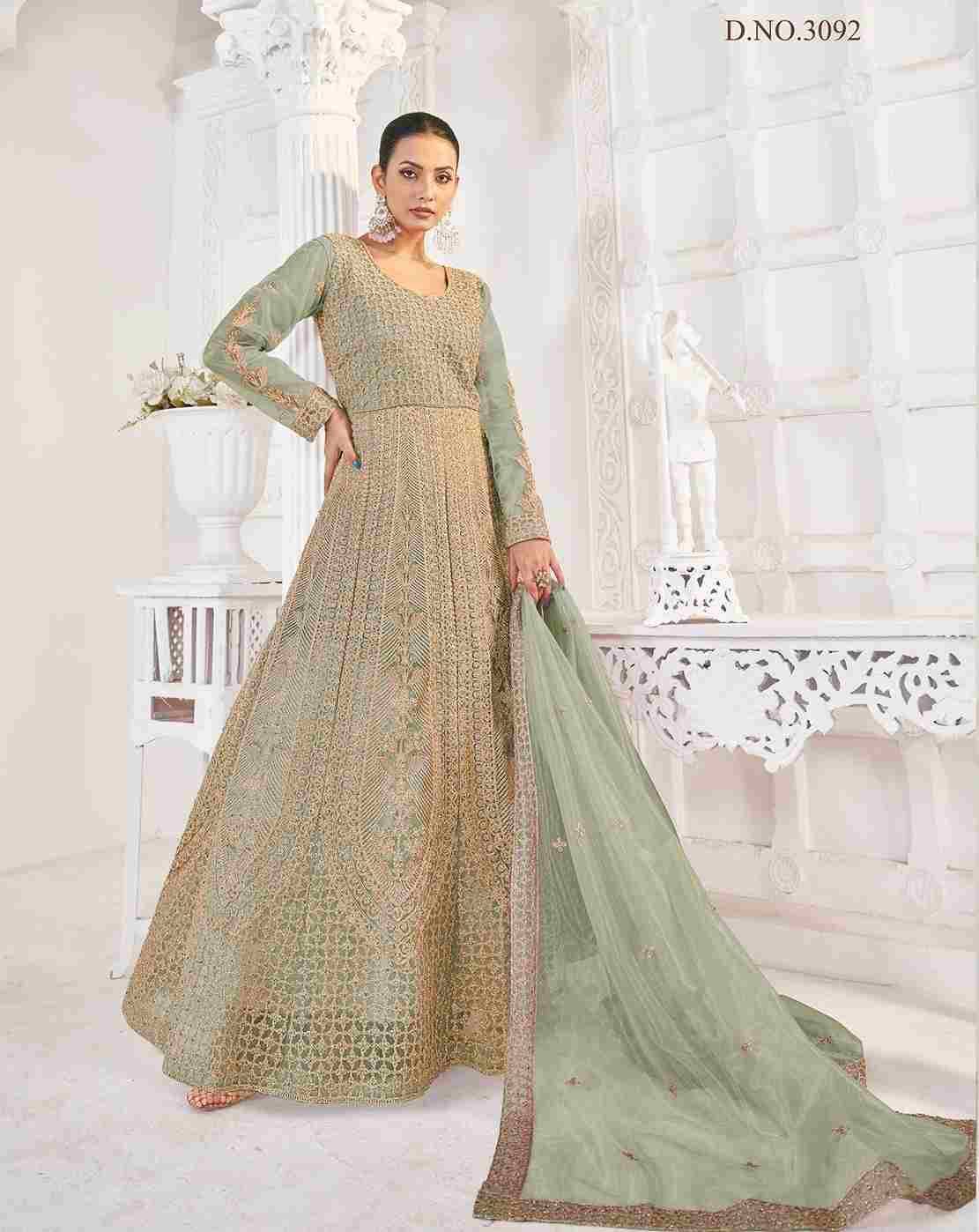 Ibadat By Fashid Wholesale 3092 To 3094 Series Designer Stylish Fancy Colorful Beautiful Party Wear & Ethnic Wear Collection Pure Net Gown With Bottom At Wholesale Price