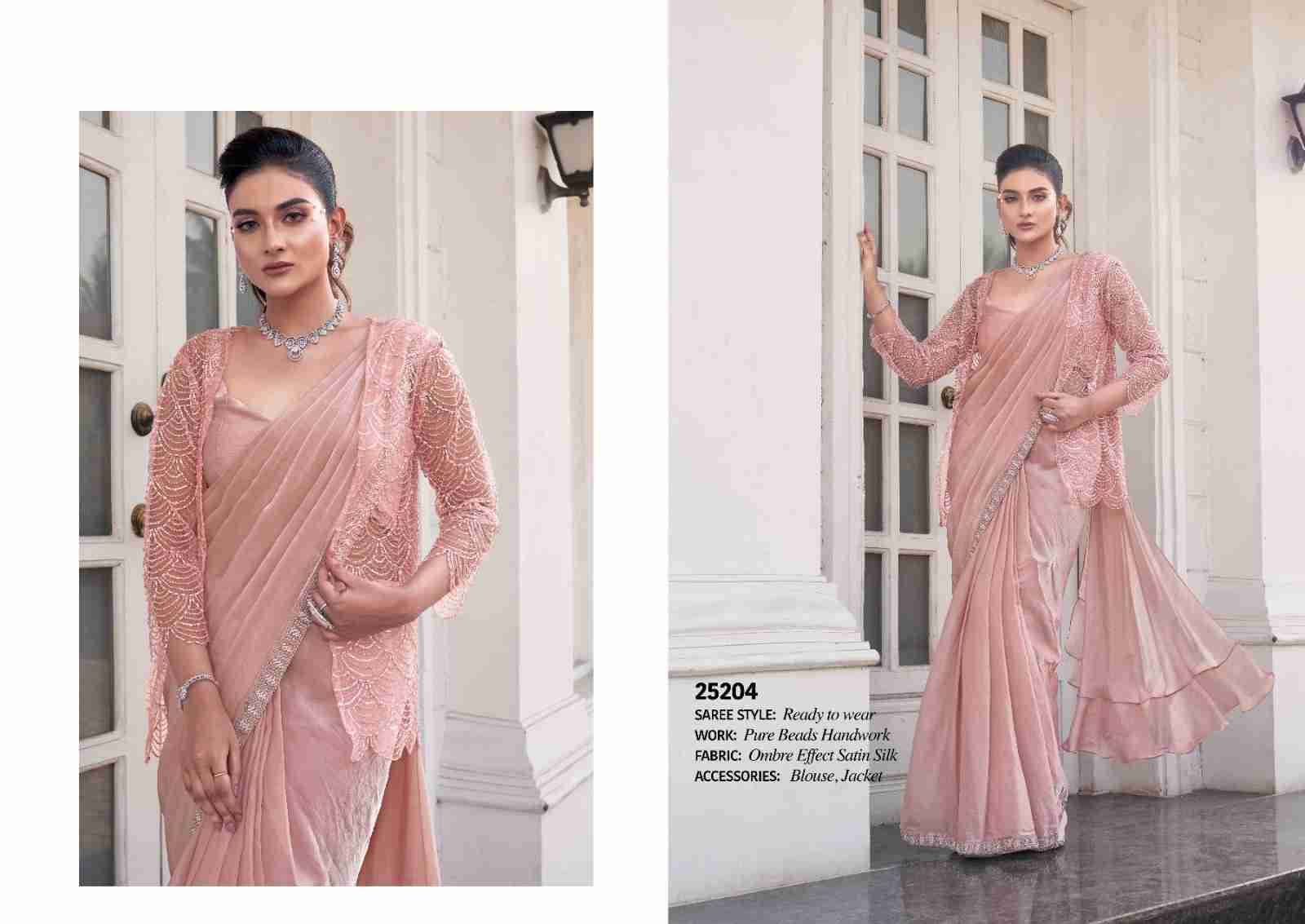 Opehlia By Nimayaa 25200 To 25206 Series Indian Traditional Wear Collection Beautiful Stylish Fancy Colorful Party Wear & Occasional Wear Satin Silk Sarees At Wholesale Price