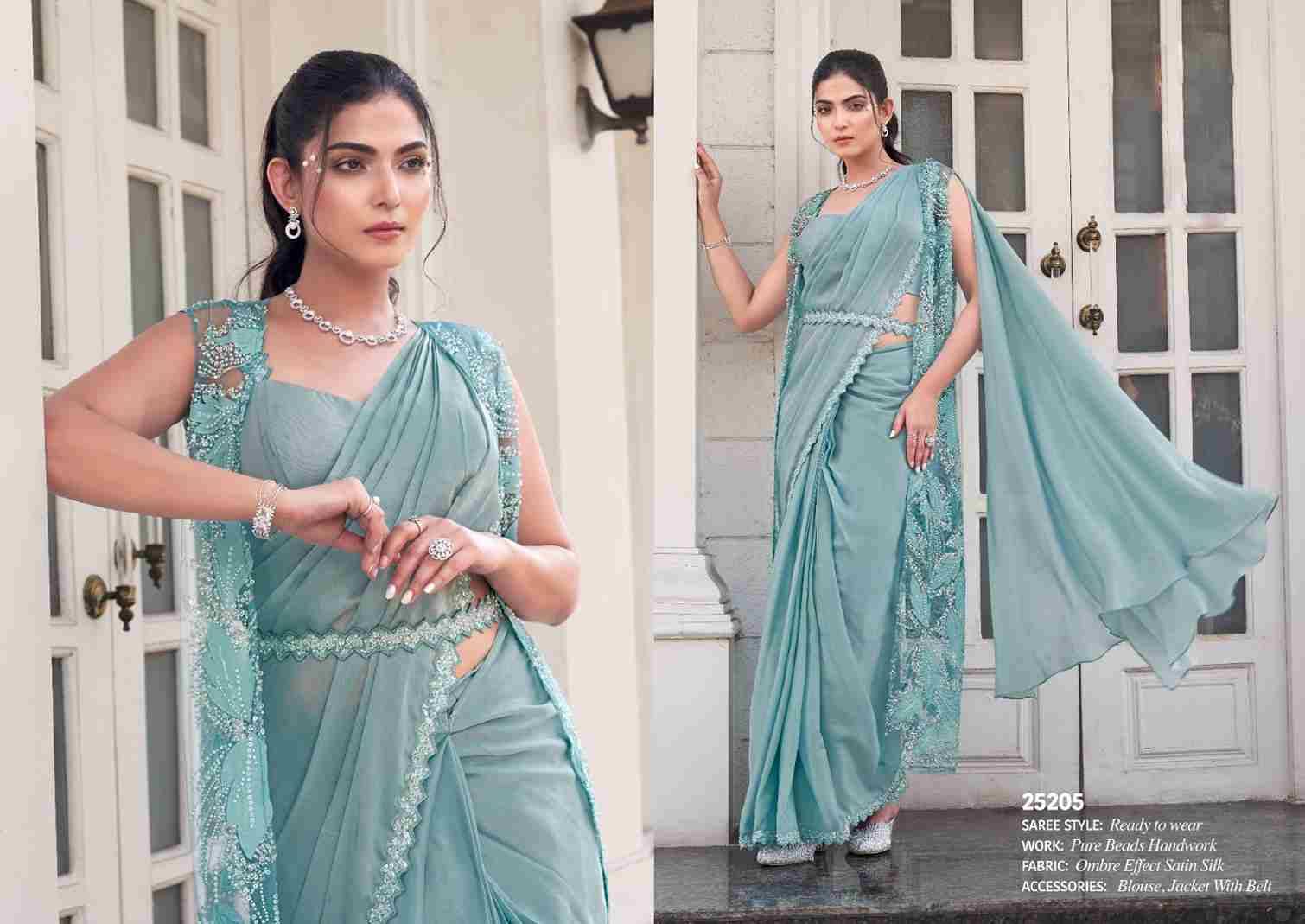 Opehlia By Nimayaa 25200 To 25206 Series Indian Traditional Wear Collection Beautiful Stylish Fancy Colorful Party Wear & Occasional Wear Satin Silk Sarees At Wholesale Price