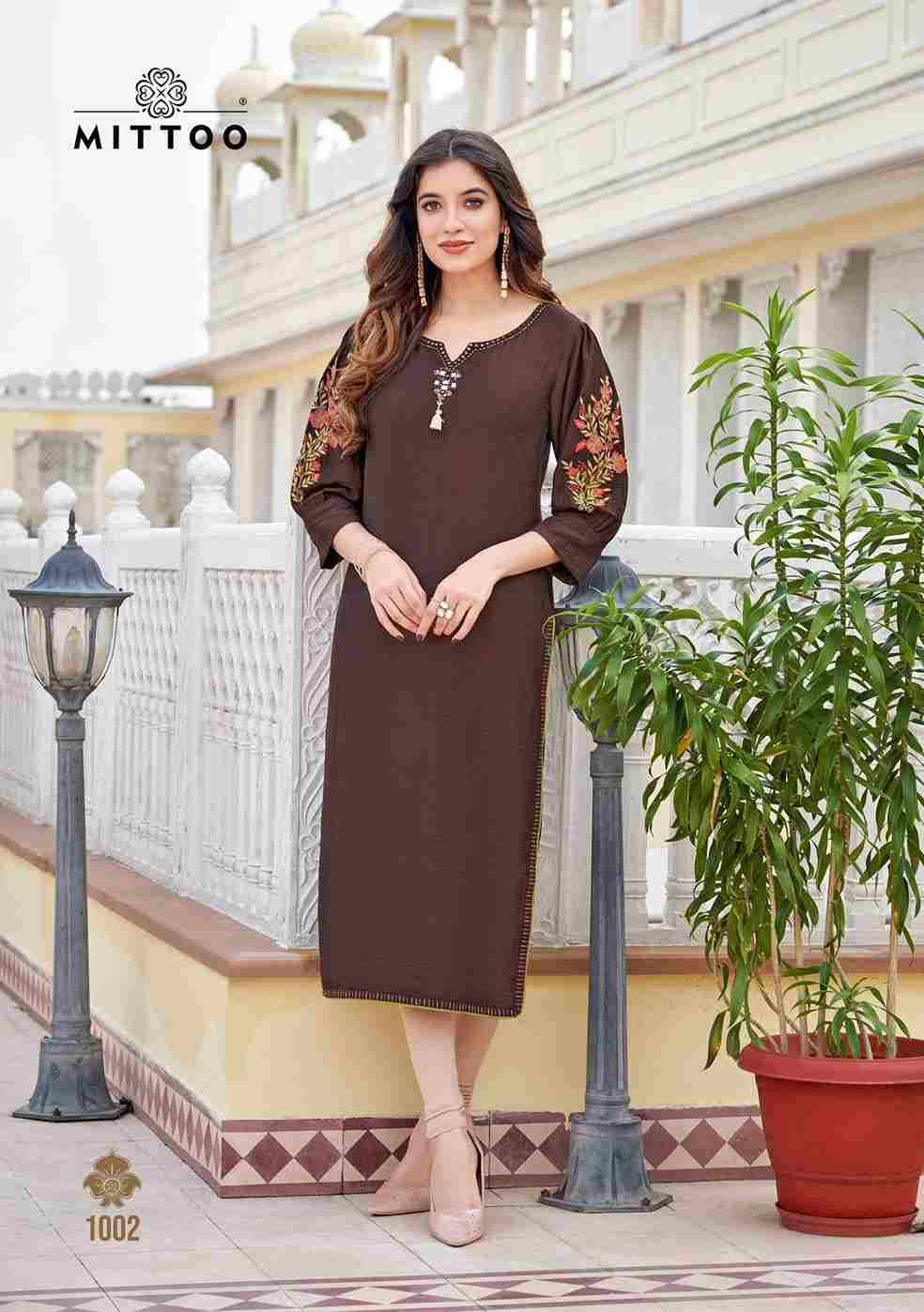 Kaamiya By Mittoo 1001 To 1006 Series Designer Stylish Fancy Colorful Beautiful Party Wear & Ethnic Wear Collection Heavy Rayon Print Kurtis At Wholesale Price