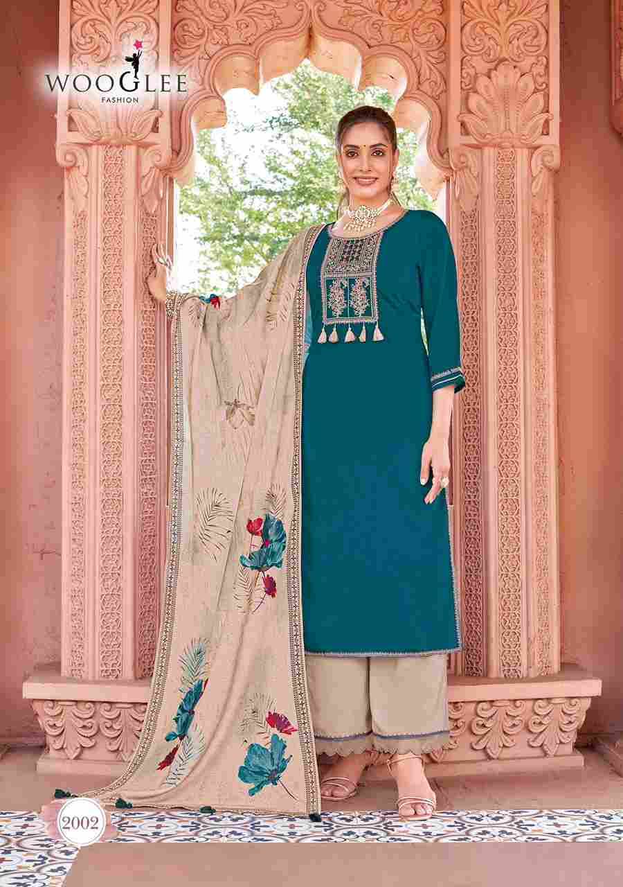 Miraan By Wooglee 2001 To 2006 Series Beautiful Stylish Festive Suits Fancy Colorful Casual Wear & Ethnic Wear & Ready To Wear Heavy Rayon Dresses At Wholesale Price