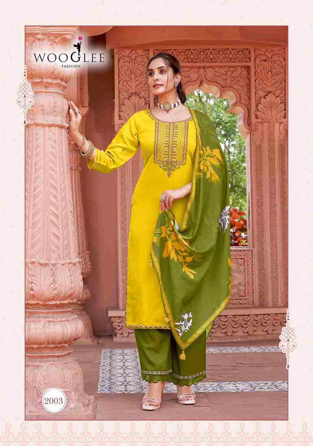 Miraan By Wooglee 2001 To 2006 Series Beautiful Stylish Festive Suits Fancy Colorful Casual Wear & Ethnic Wear & Ready To Wear Heavy Rayon Dresses At Wholesale Price