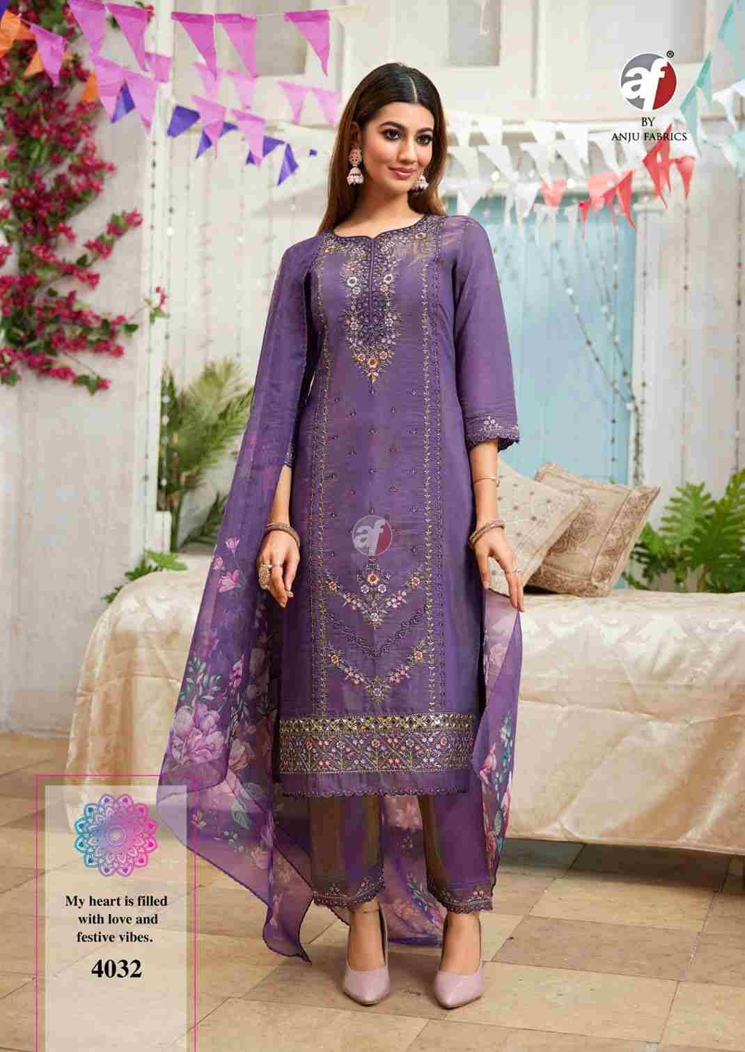 Sayara Vol-2 By Anju Fabrics 4031 To 4035 Series Beautiful Festive Suits Colorful Stylish Fancy Casual Wear & Ethnic Wear Simmer Dresses At Wholesale Price