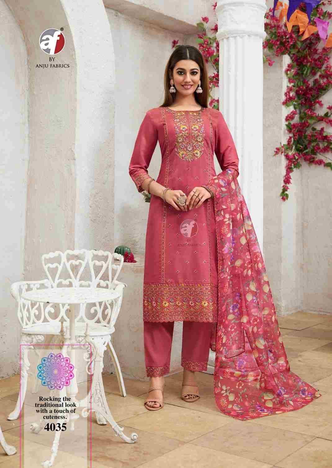 Sayara Vol-2 By Anju Fabrics 4031 To 4035 Series Beautiful Festive Suits Colorful Stylish Fancy Casual Wear & Ethnic Wear Simmer Dresses At Wholesale Price