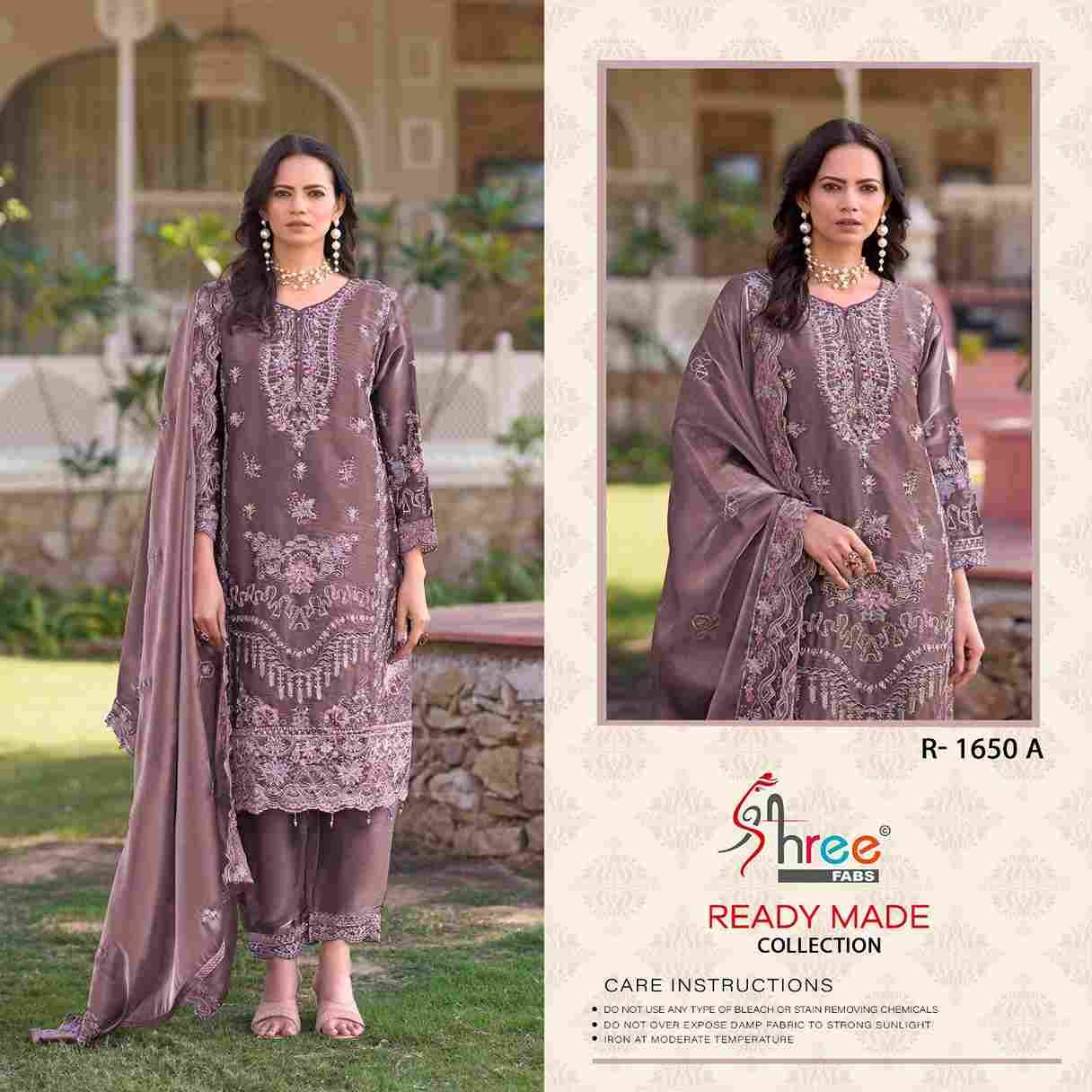 Shree Fabs Hit Design R-1650 Colours By Shree Fabs R-1650-A To R-1650-D Series Beautiful Pakistani Suits Stylish Fancy Colorful Party Wear & Occasional Wear Jimmy Choo Embroidered Dresses At Wholesale Price