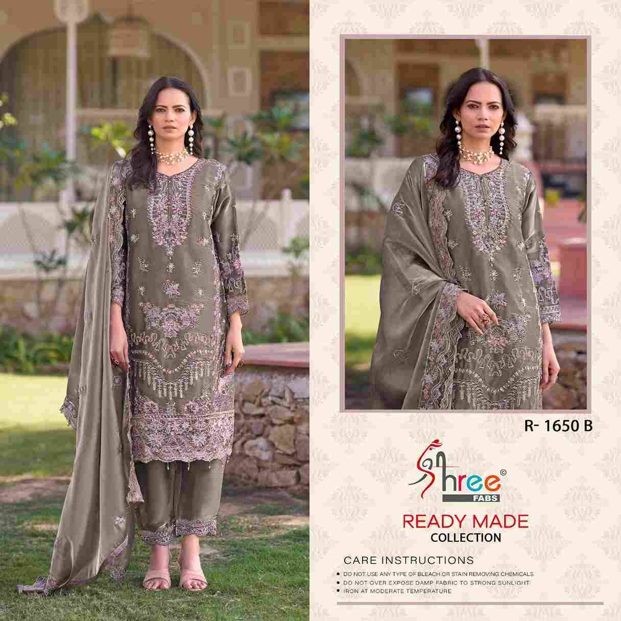 Shree Fabs Hit Design R-1650 Colours By Shree Fabs R-1650-A To R-1650-D Series Beautiful Pakistani Suits Stylish Fancy Colorful Party Wear & Occasional Wear Jimmy Choo Embroidered Dresses At Wholesale Price