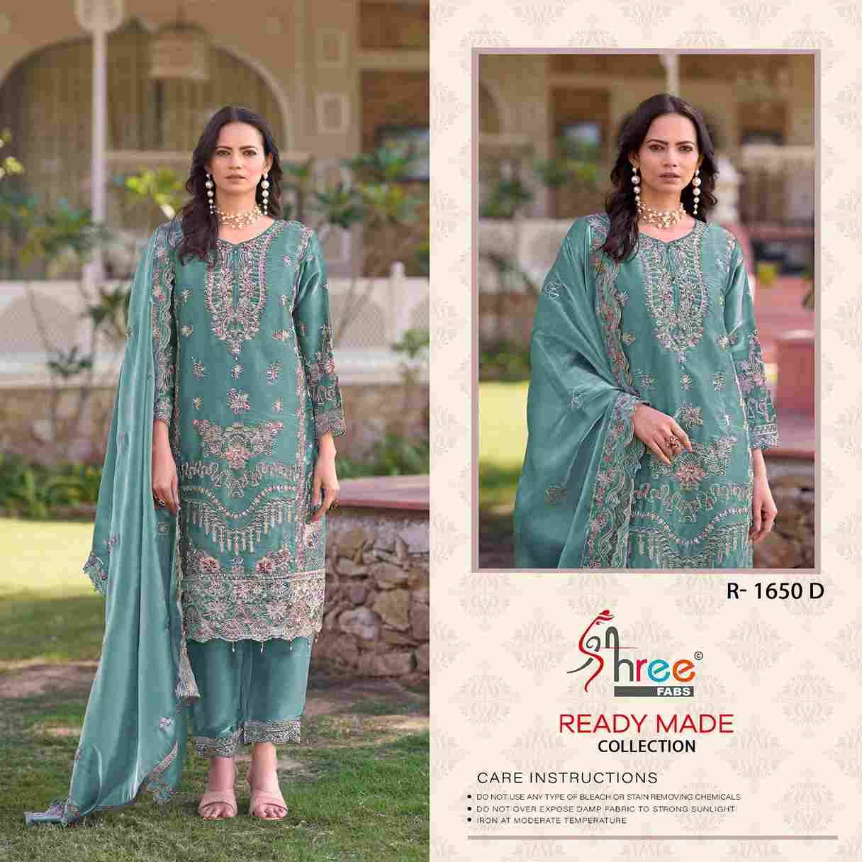 Shree Fabs Hit Design R-1650 Colours By Shree Fabs R-1650-A To R-1650-D Series Beautiful Pakistani Suits Stylish Fancy Colorful Party Wear & Occasional Wear Jimmy Choo Embroidered Dresses At Wholesale Price