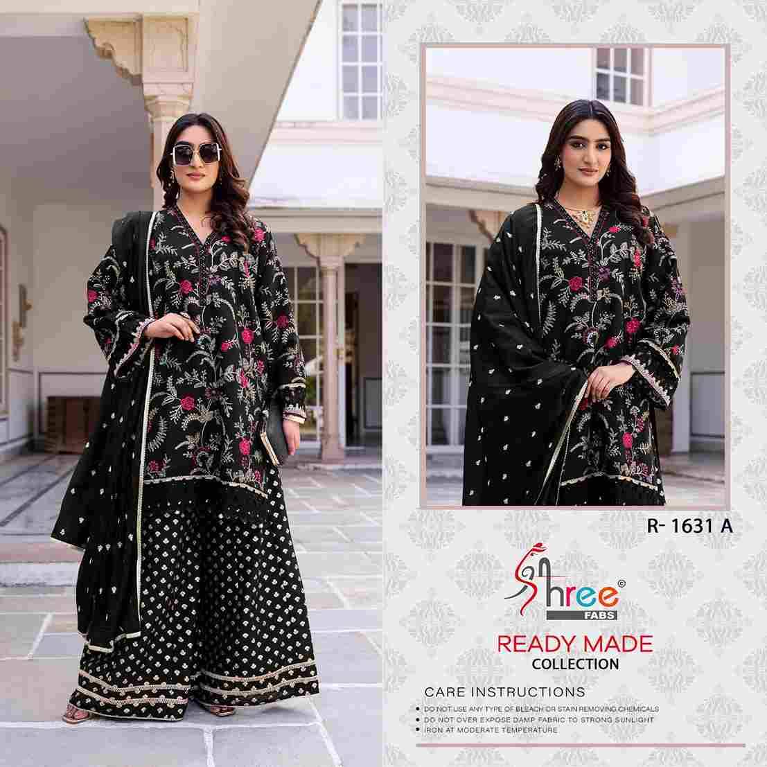 Shree Fabs Hit Design R-1631 Colours By Shree Fabs R-1631-A To R-1631-D Series Beautiful Pakistani Suits Stylish Fancy Colorful Party Wear & Occasional Wear Fancy Embroidered Dresses At Wholesale Price