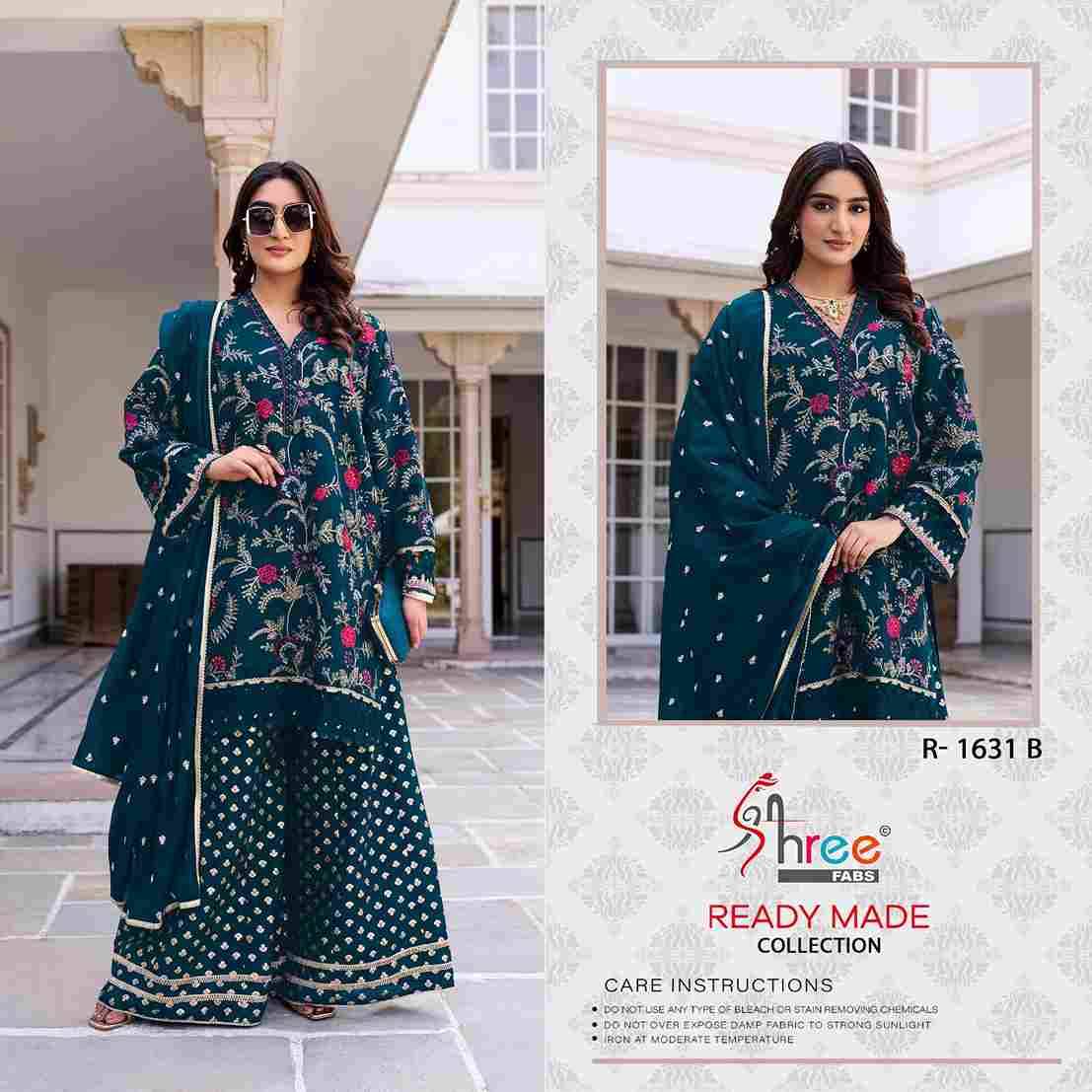 Shree Fabs Hit Design R-1631 Colours By Shree Fabs R-1631-A To R-1631-D Series Beautiful Pakistani Suits Stylish Fancy Colorful Party Wear & Occasional Wear Fancy Embroidered Dresses At Wholesale Price