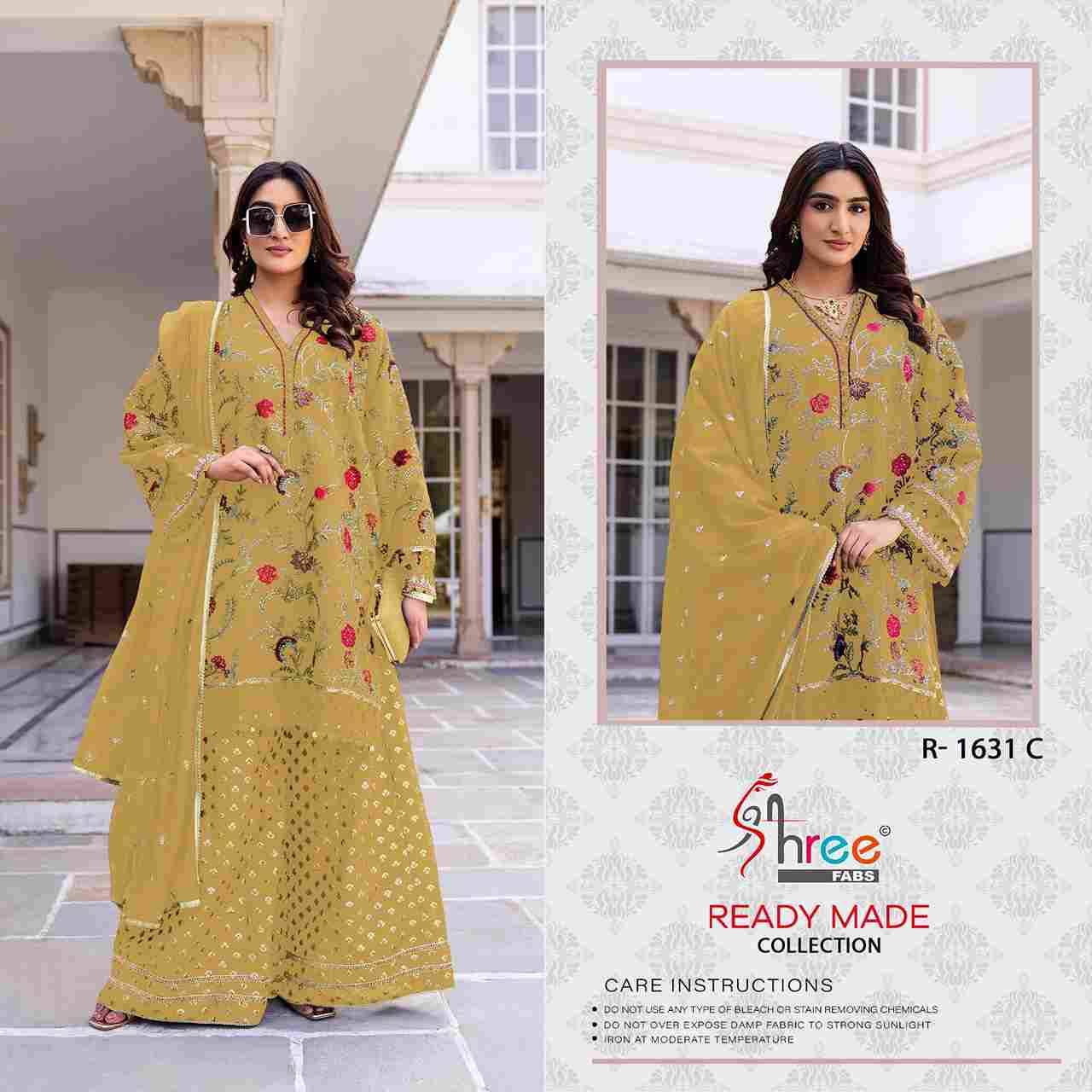 Shree Fabs Hit Design R-1631 Colours By Shree Fabs R-1631-A To R-1631-D Series Beautiful Pakistani Suits Stylish Fancy Colorful Party Wear & Occasional Wear Fancy Embroidered Dresses At Wholesale Price