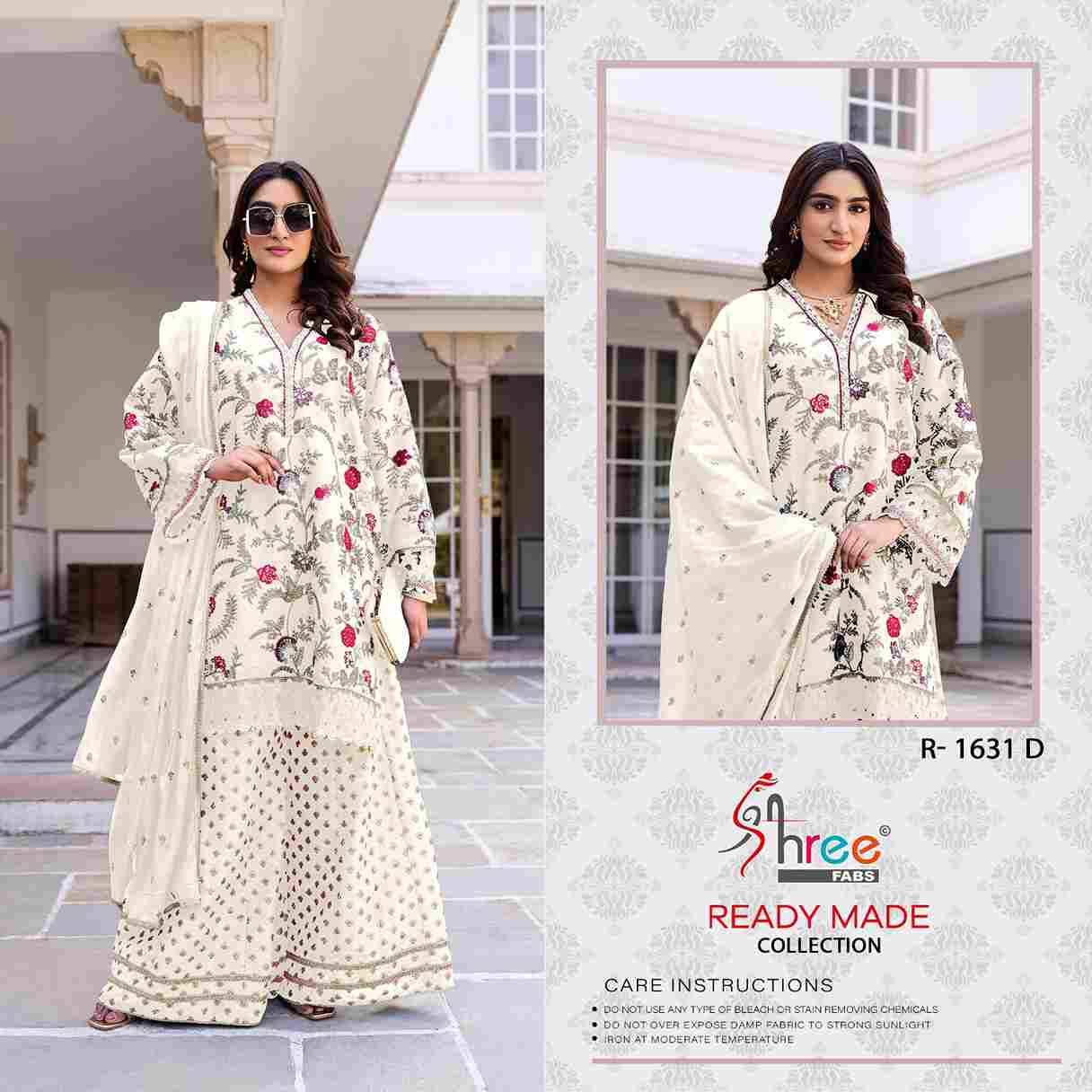 Shree Fabs Hit Design R-1631 Colours By Shree Fabs R-1631-A To R-1631-D Series Beautiful Pakistani Suits Stylish Fancy Colorful Party Wear & Occasional Wear Fancy Embroidered Dresses At Wholesale Price