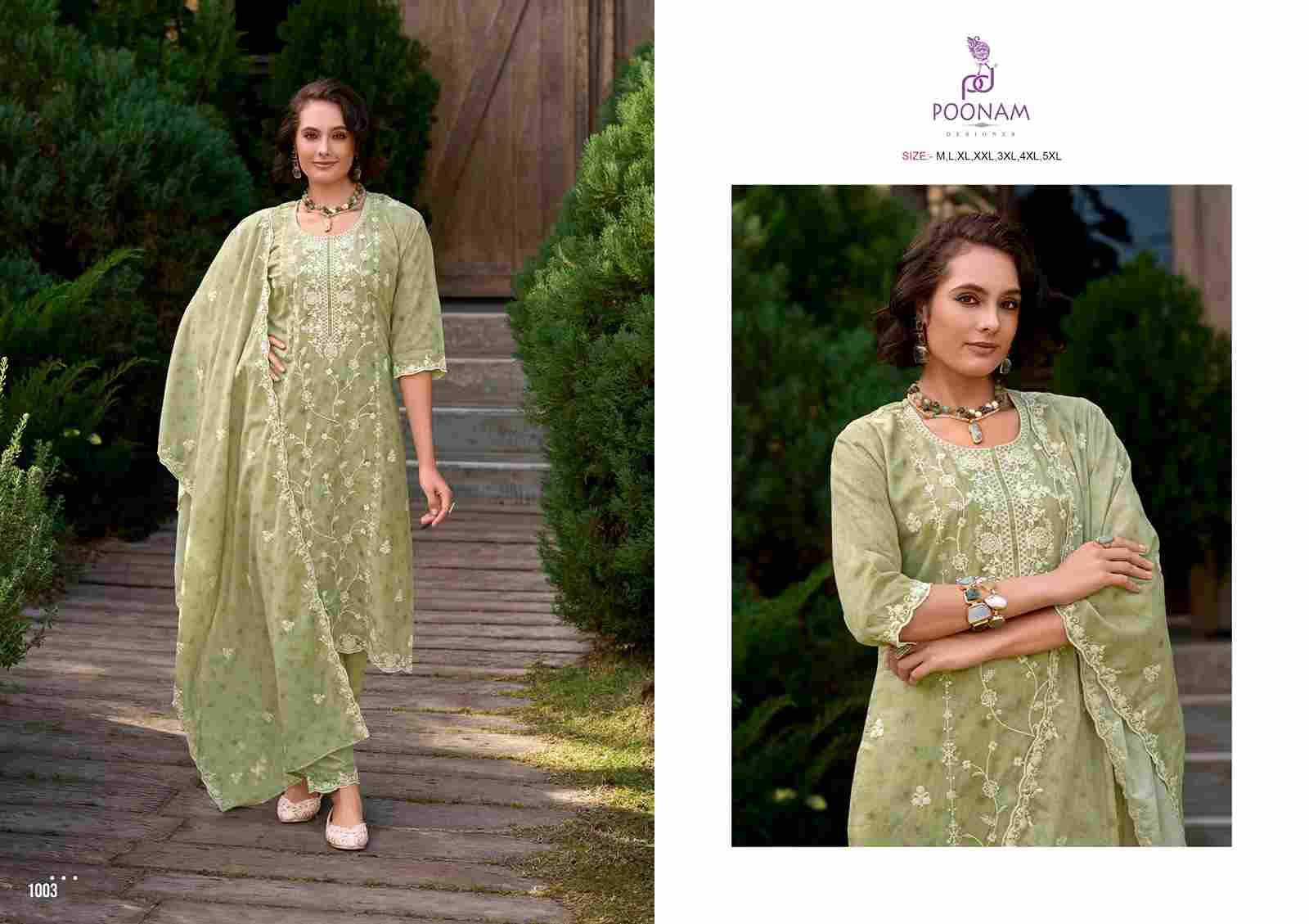 Lilah By Poonam Designer 1001 To 1004 Series Suits Beautiful Fancy Colorful Stylish Party Wear & Occasional Wear Pure Cotton Dresses At Wholesale Price