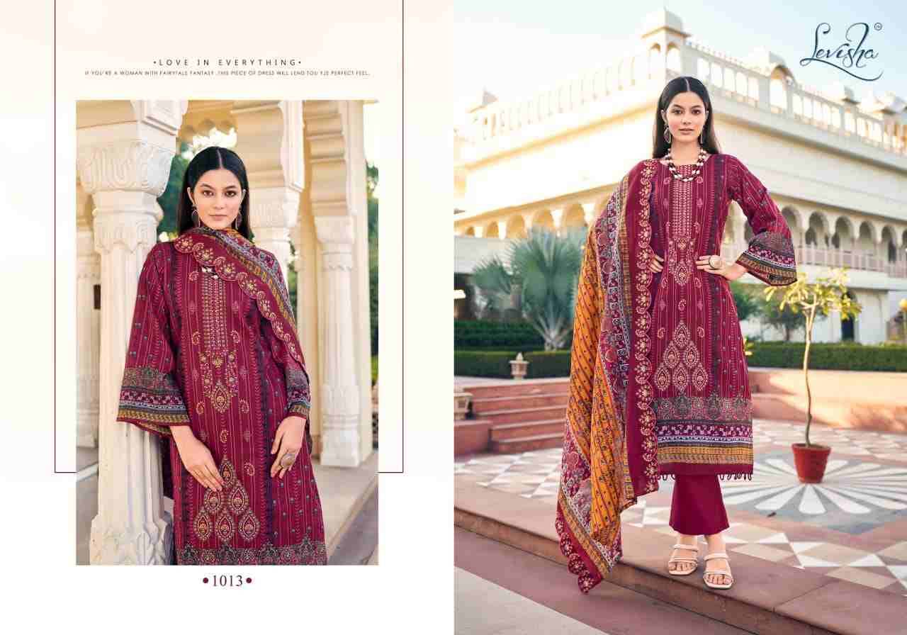 Madhubala By Levisha 1013 To 1020 Series Festive Suits Beautiful Fancy Colorful Stylish Party Wear & Occasional Wear Cambric Lawn Cotton Dresses At Wholesale Price