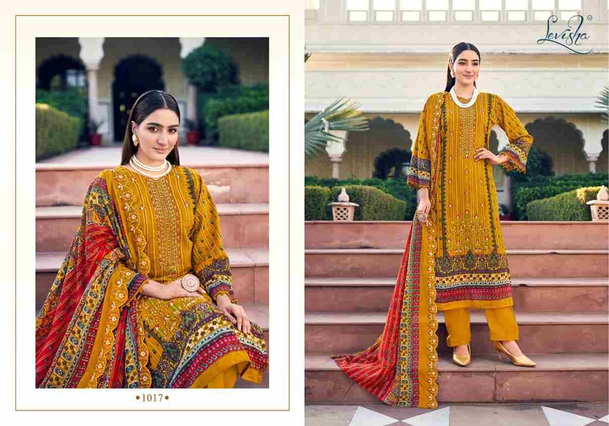 Madhubala By Levisha 1013 To 1020 Series Festive Suits Beautiful Fancy Colorful Stylish Party Wear & Occasional Wear Cambric Lawn Cotton Dresses At Wholesale Price