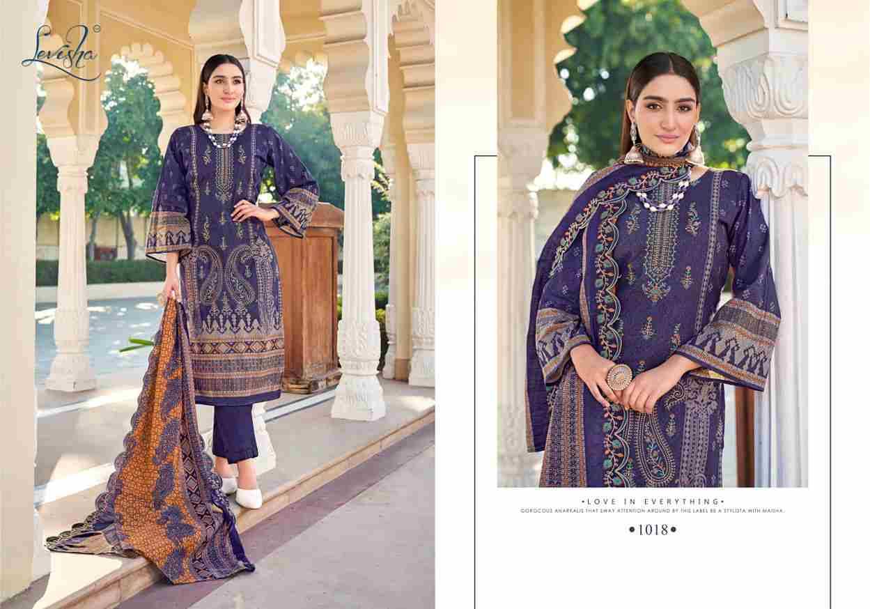 Madhubala By Levisha 1013 To 1020 Series Festive Suits Beautiful Fancy Colorful Stylish Party Wear & Occasional Wear Cambric Lawn Cotton Dresses At Wholesale Price