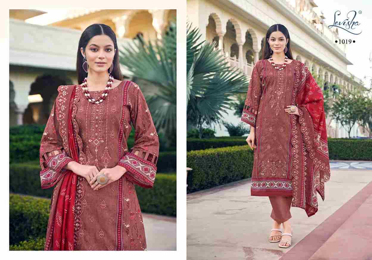 Madhubala By Levisha 1013 To 1020 Series Festive Suits Beautiful Fancy Colorful Stylish Party Wear & Occasional Wear Cambric Lawn Cotton Dresses At Wholesale Price