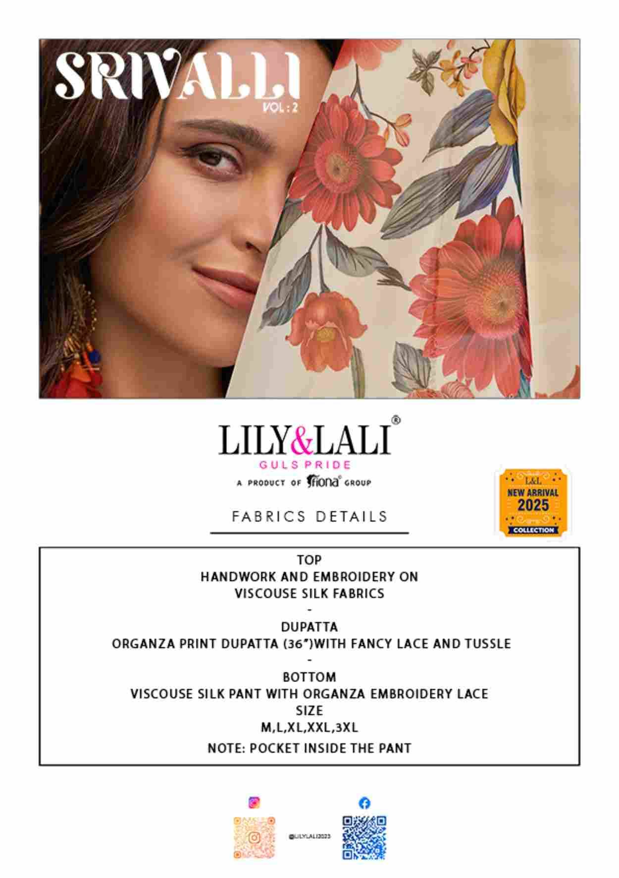 Srivalli Vol-2 By Lily And Lali 24601 To 24606 Series Beautiful Festive Suits Colorful Stylish Fancy Casual Wear & Ethnic Wear Viscose Silk Dresses At Wholesale Price