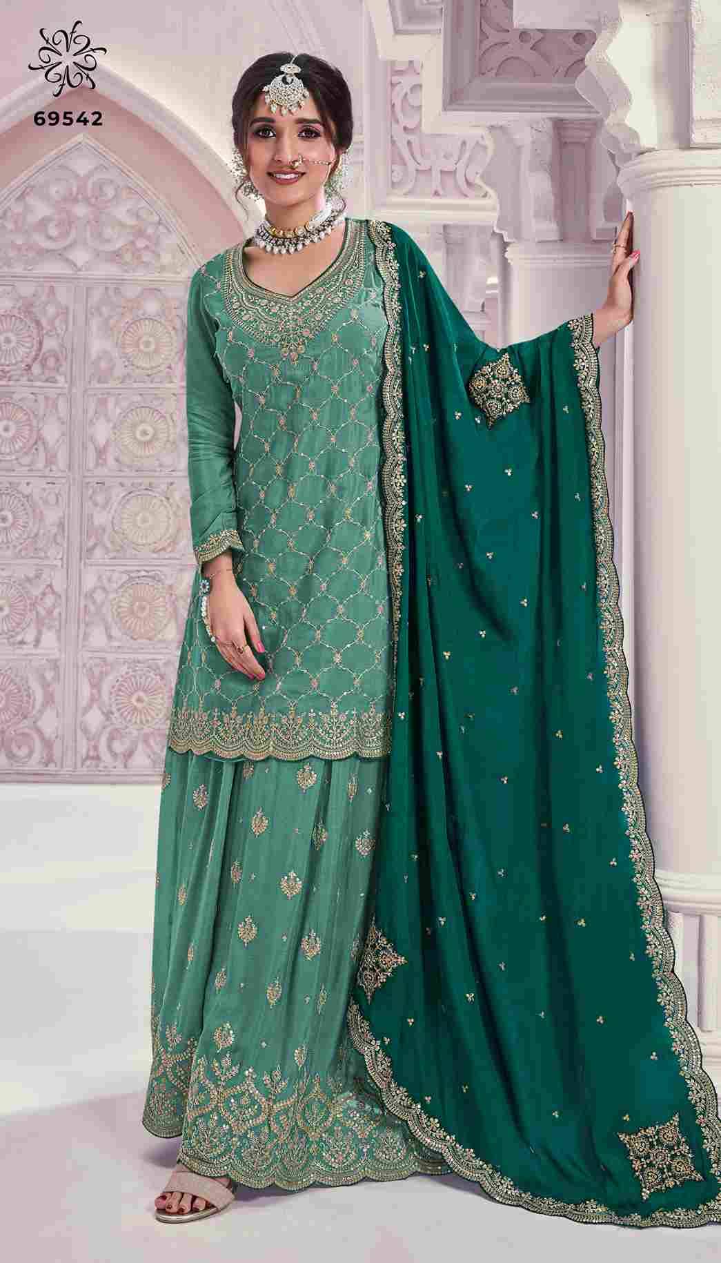 Rangrasiya Hit List By Vinay Fashion Beautiful Sharara Suits Colorful Stylish Fancy Casual Wear & Ethnic Wear Pure Chinnon Dresses At Wholesale Price